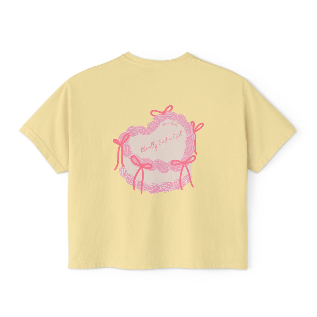 Mom Babe Literally Just a Girl - Cake Graphic Tee