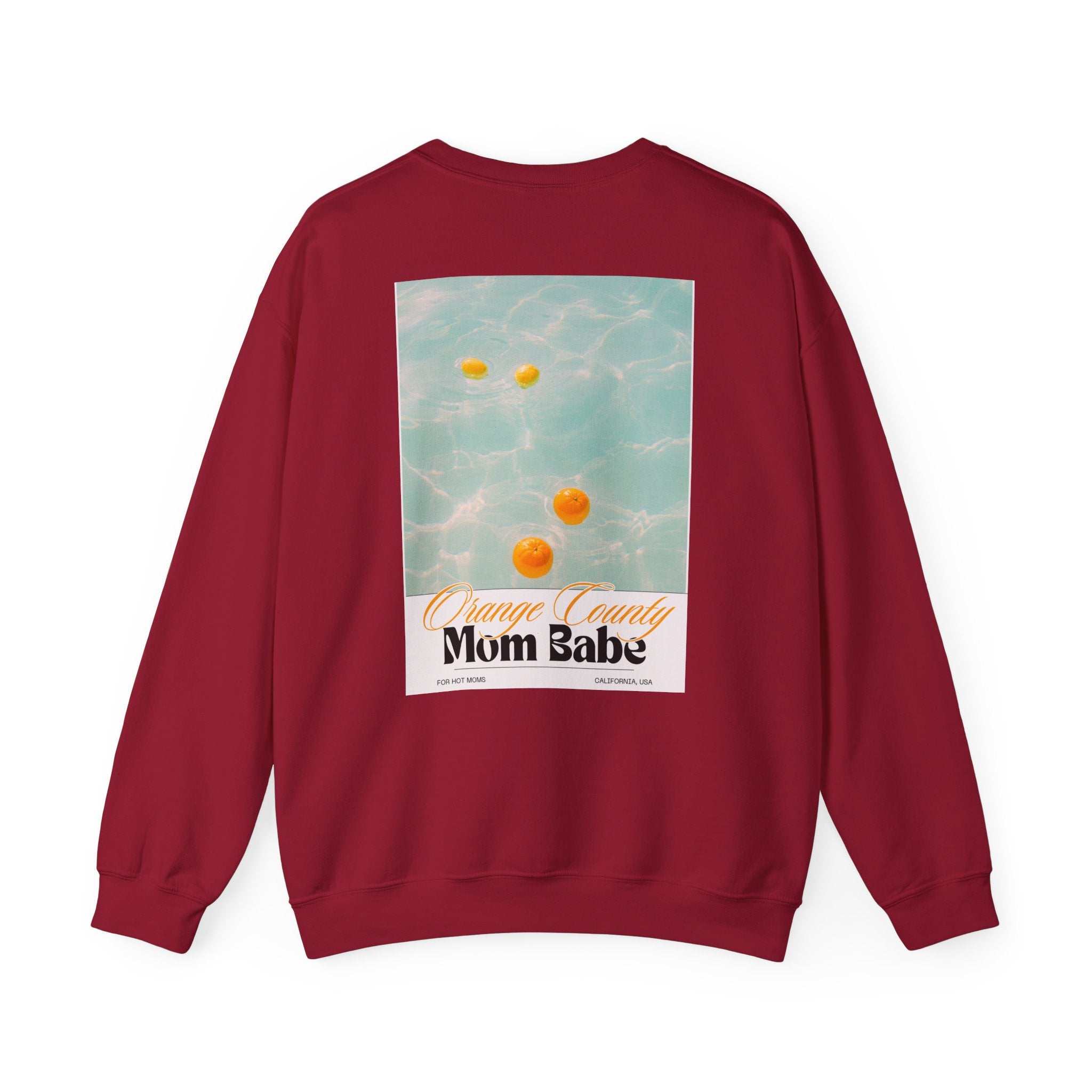 Orange County Mom Babe - Pool Graphic Sweatshirt