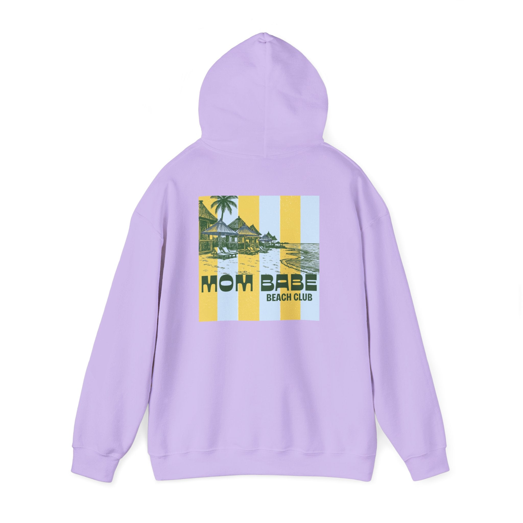 Mom Babe Beach Club — Graphic Hoodie