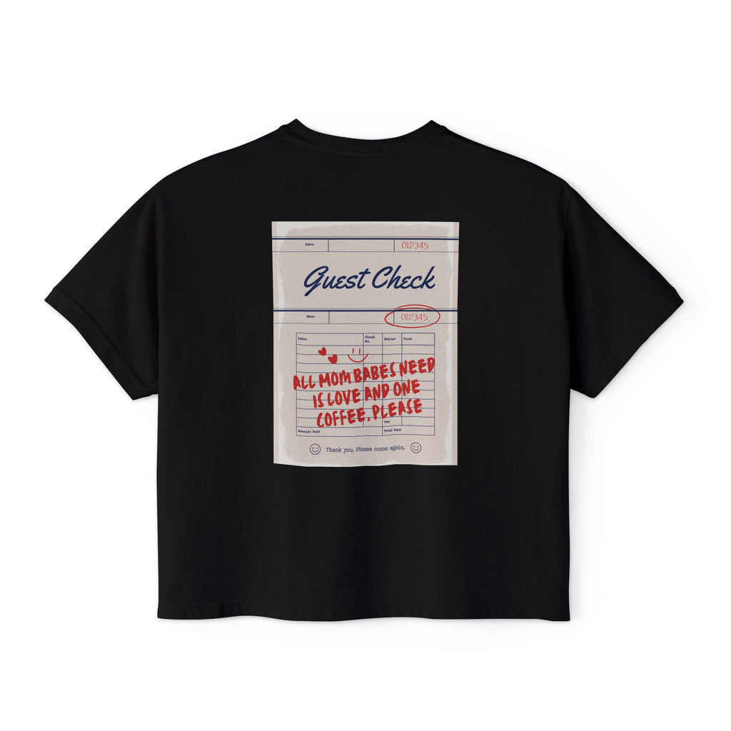All Mom Babes Need - Graphic Check Tee