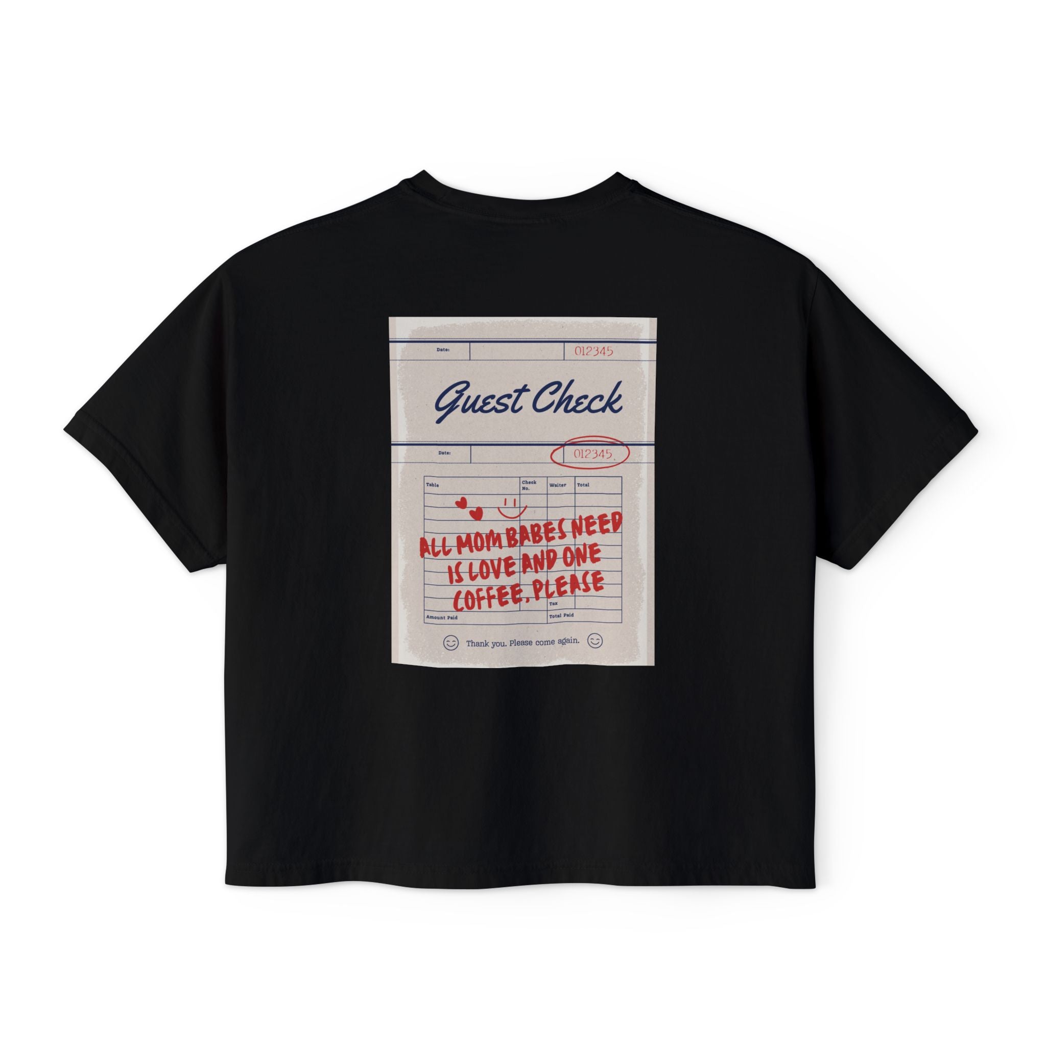 All Mom Babes Need - Graphic Check Tee