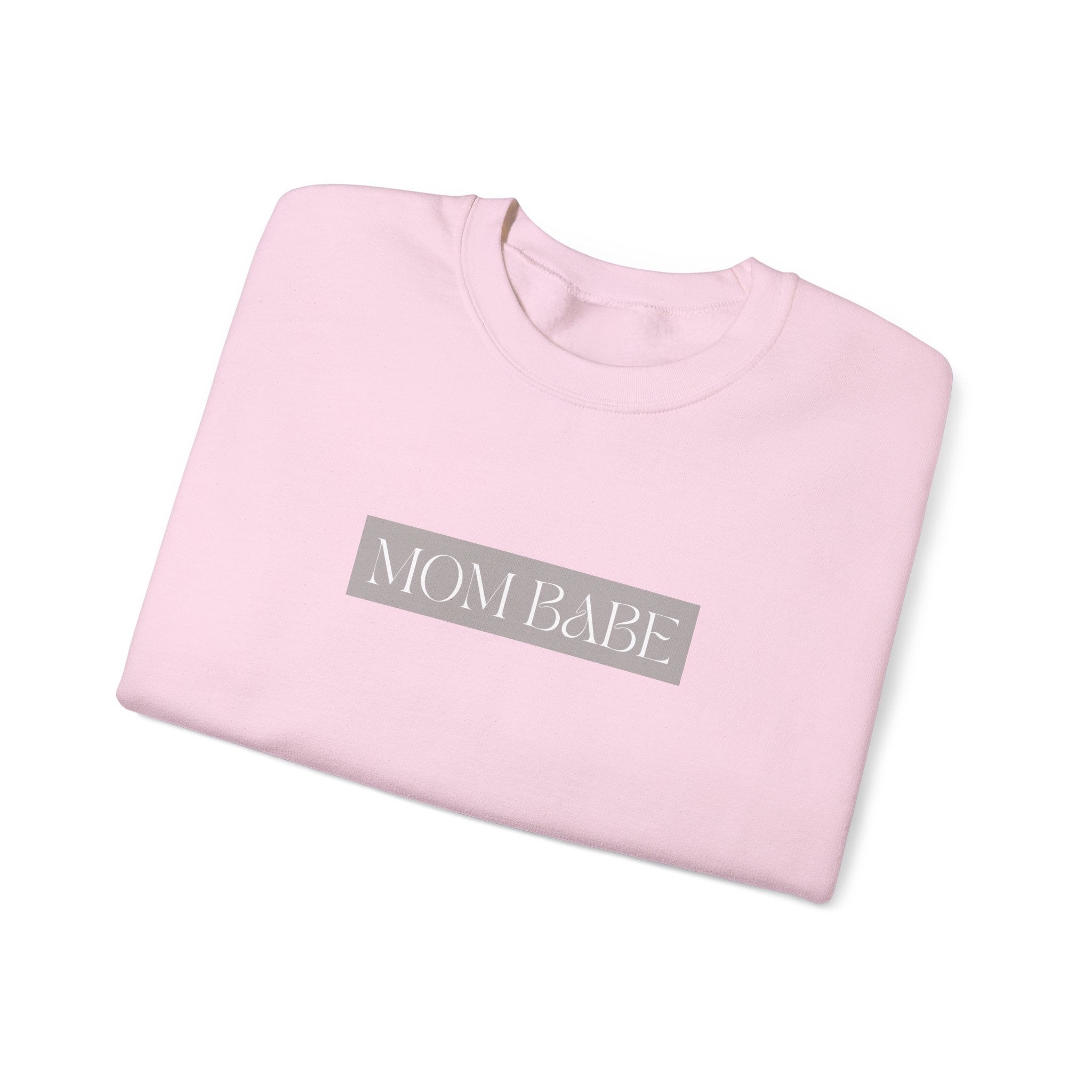Pilates Mom Babe Club — Workout Graphic Sweatshirt (White Print)