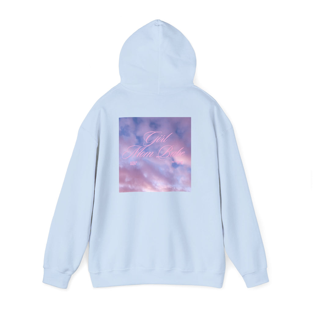 Girl Mom Babe - Cloudy Graphic Hoodie