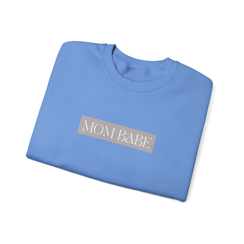 Pilates Mom Babe Club — Workout Graphic Sweatshirt (White Print)