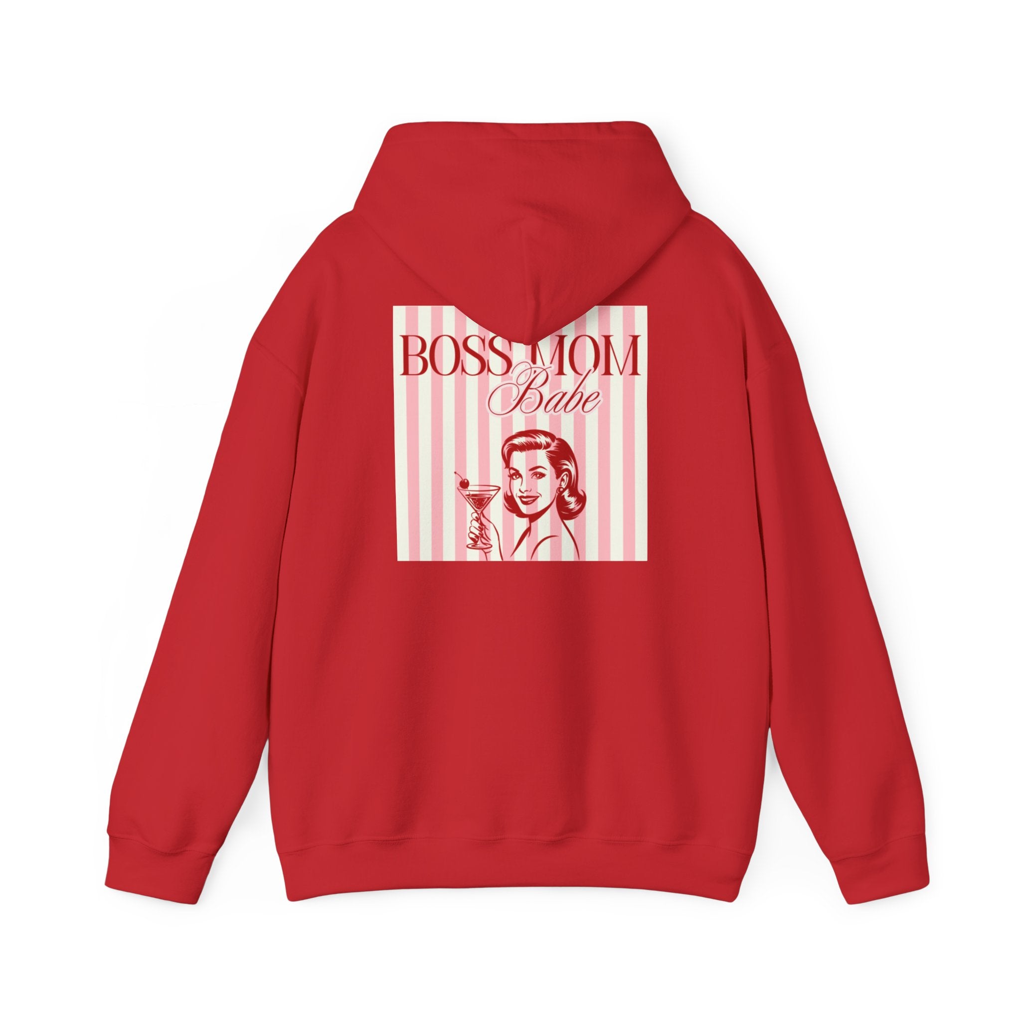 Boss Mom Babe — Vintage Retro Graphic Hoodie