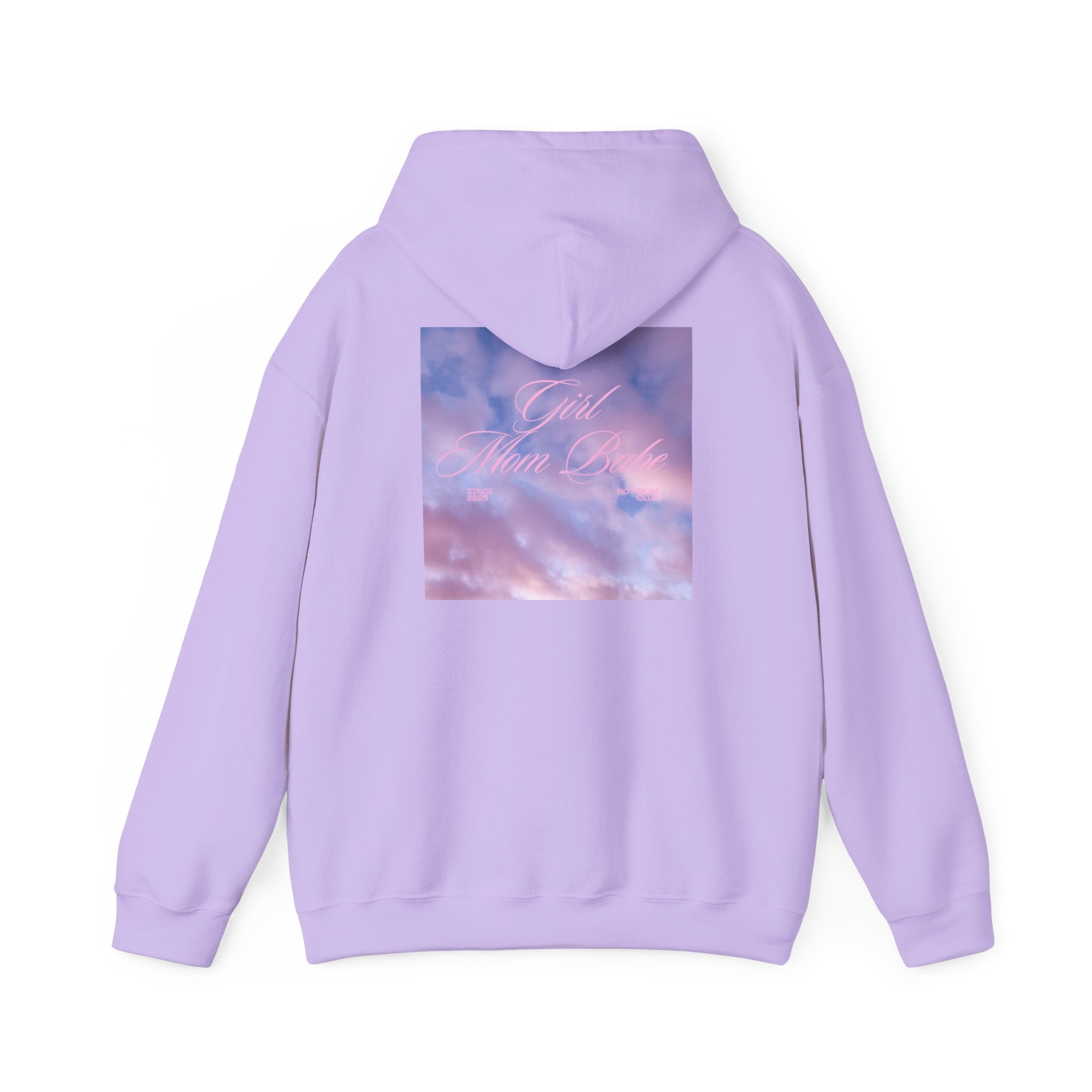 Girl Mom Babe - Cloudy Graphic Hoodie