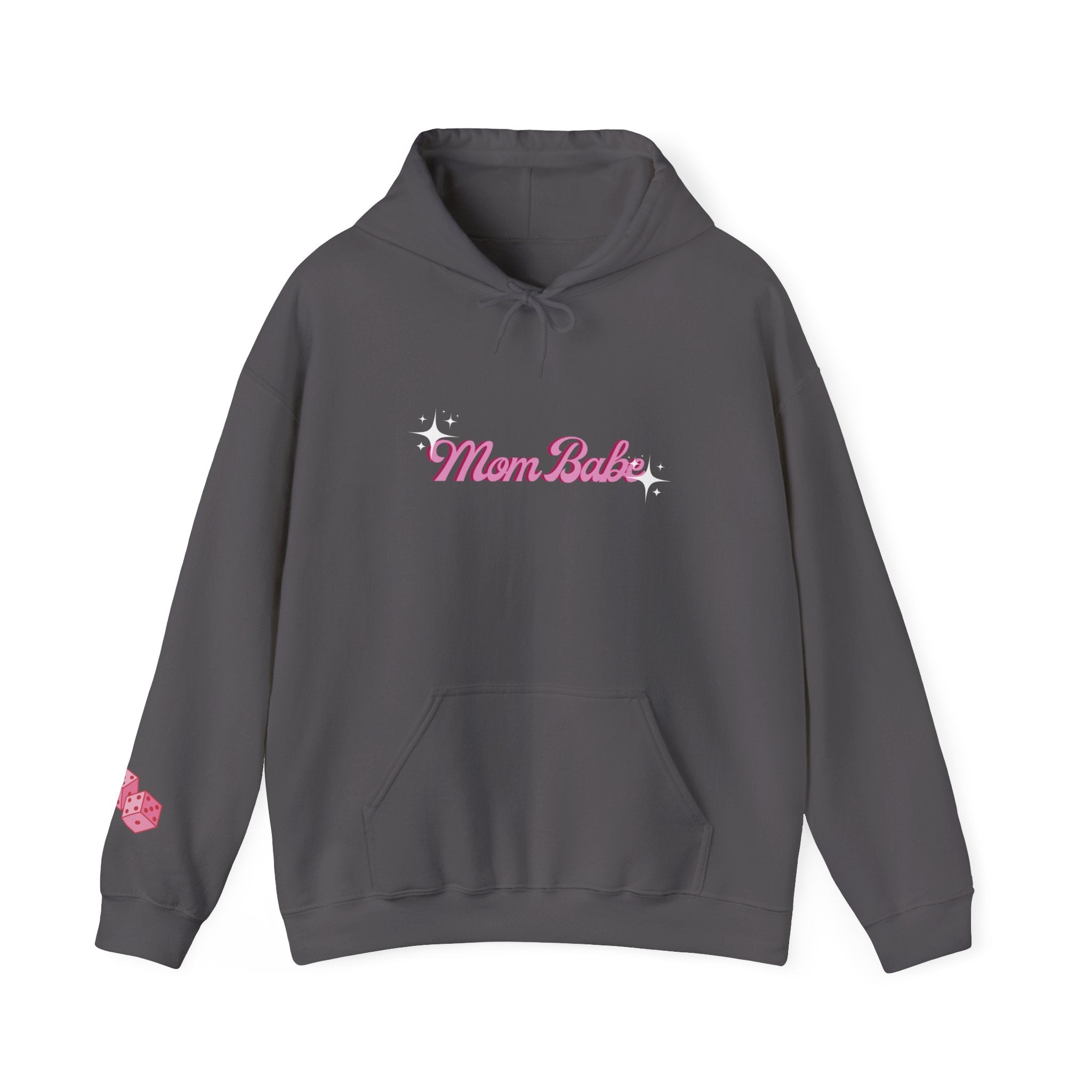 Mom Babe Club - For Hot Moms — Pink Graphic Hoodie