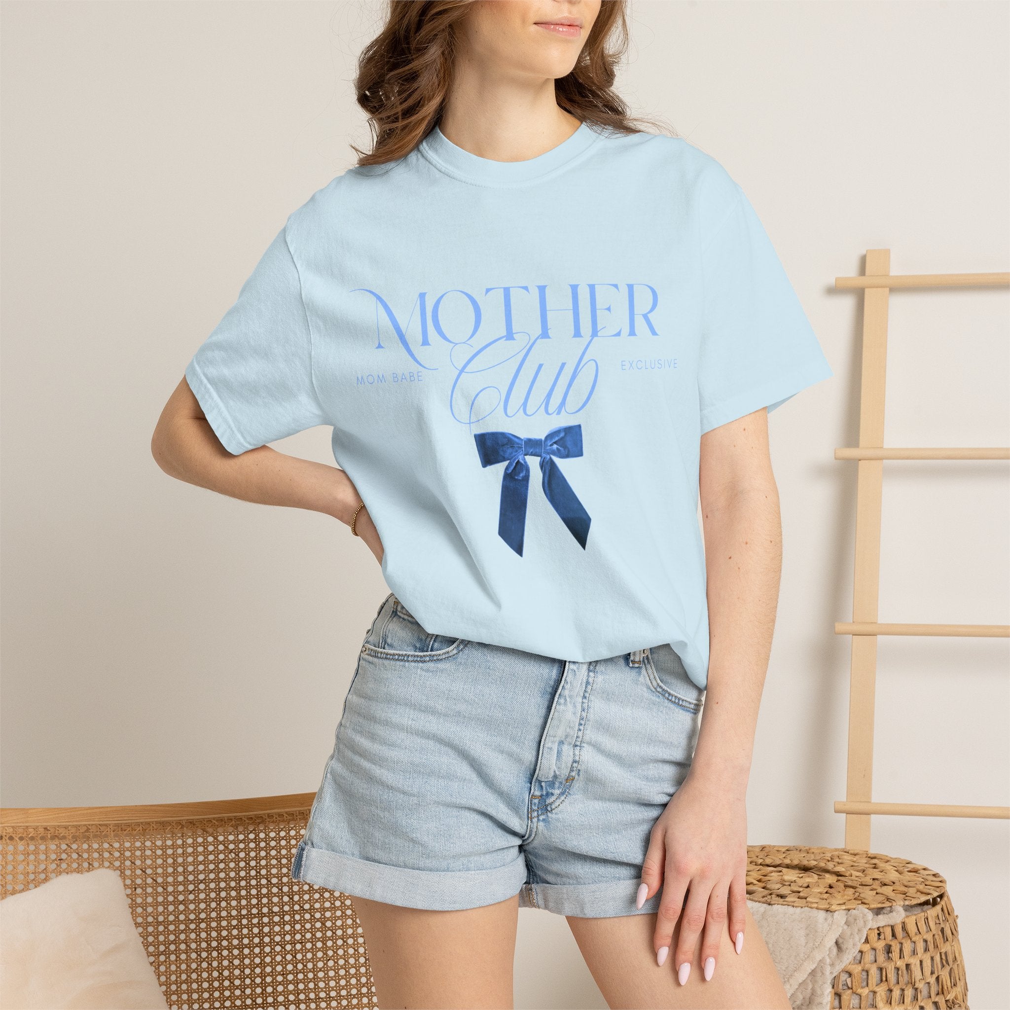 Mother Club Mom Babe Exclusive Tee - Blue