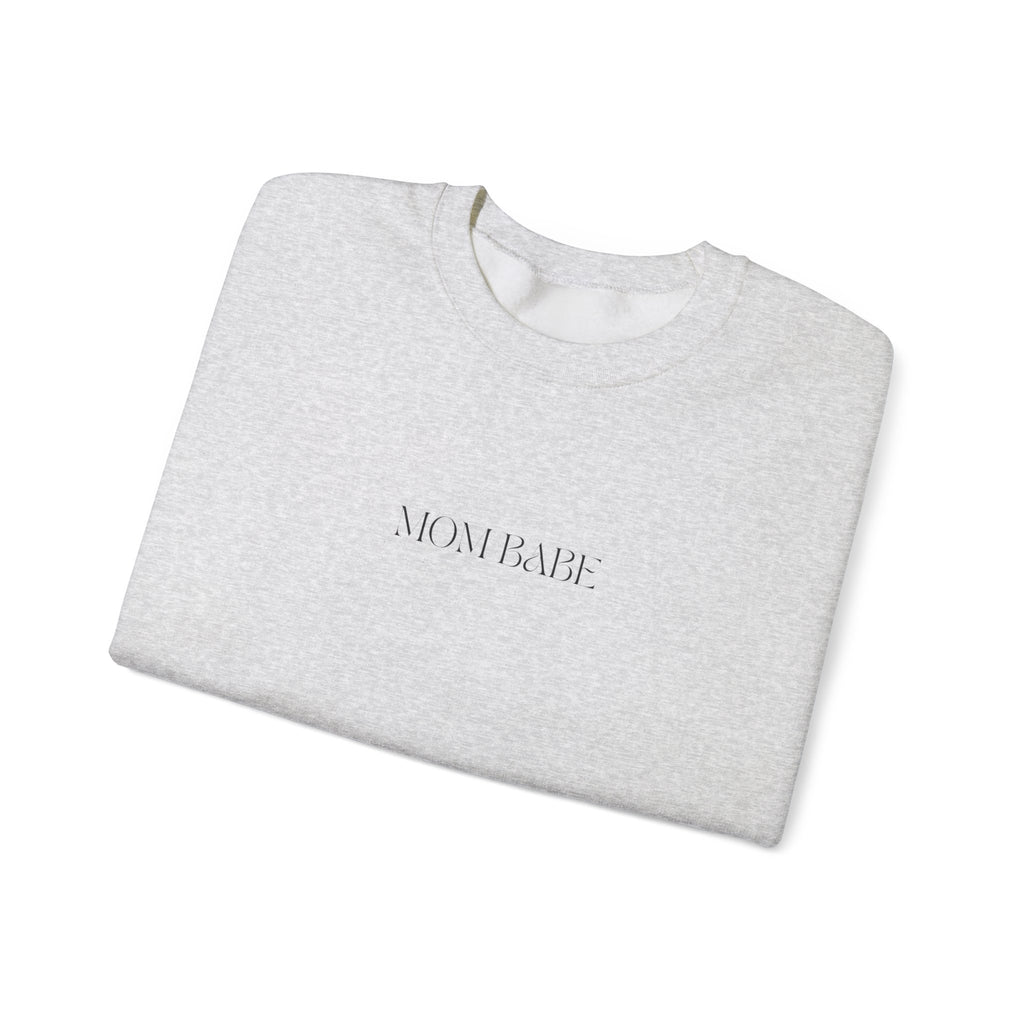 Pilates Mom Babe Club — Workout Graphic Sweatshirt (Black Print)