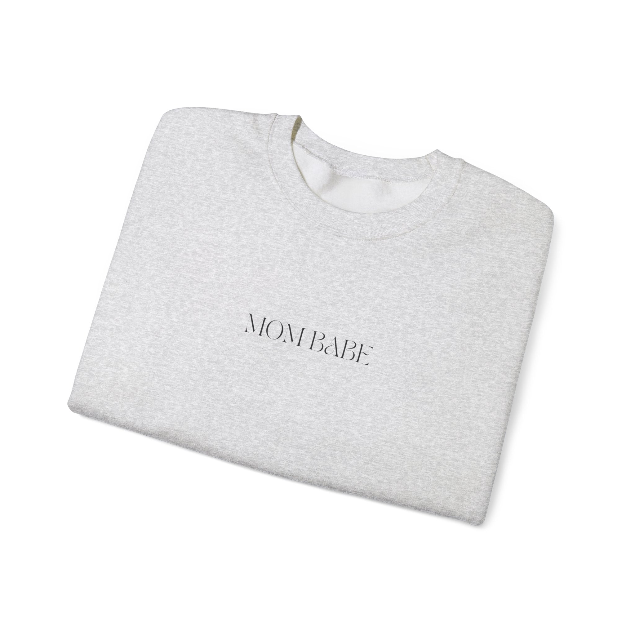 Pilates Mom Babe Club — Workout Graphic Sweatshirt (Black Print)