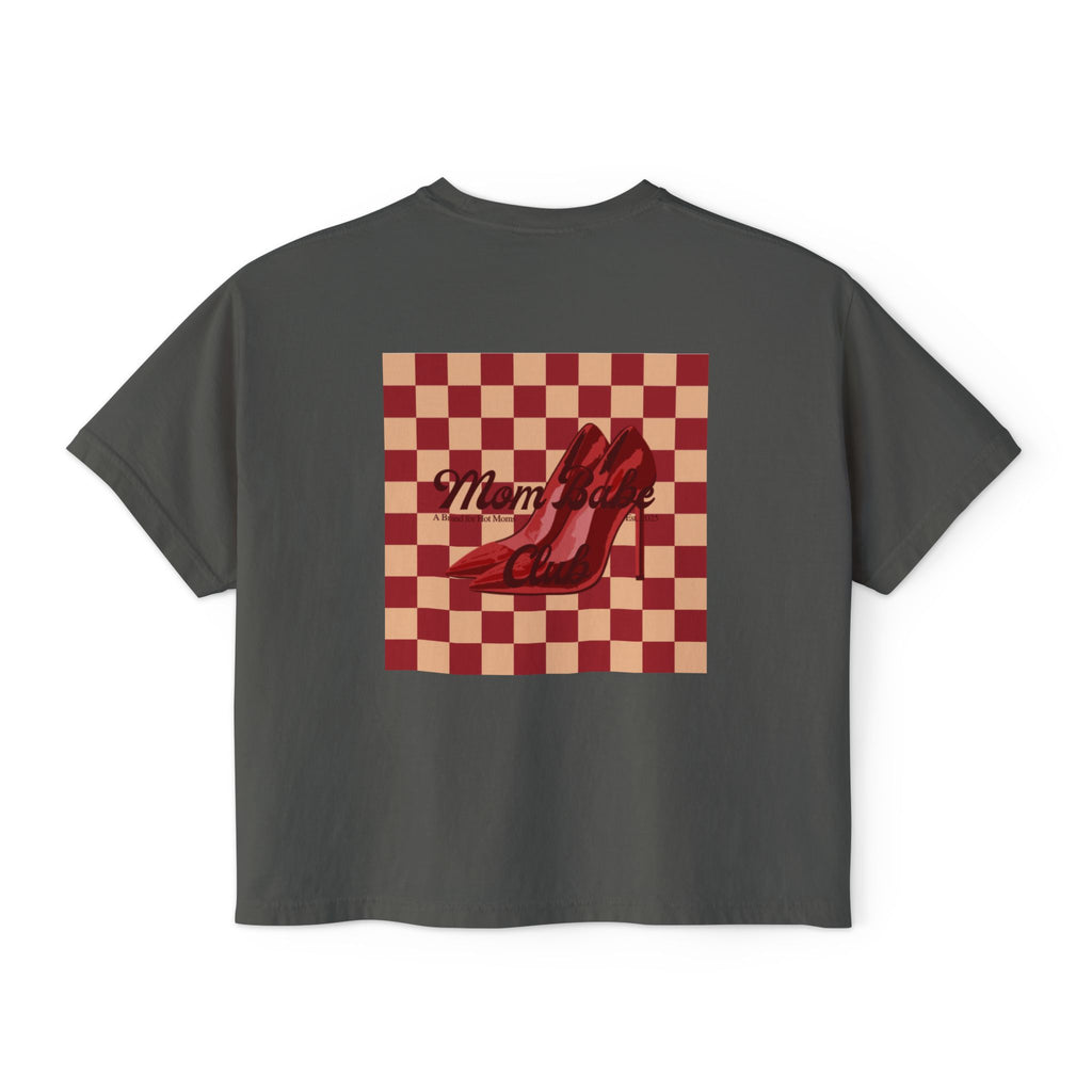 Mom Babe Club - For Hot Moms  Heel Graphic Tee