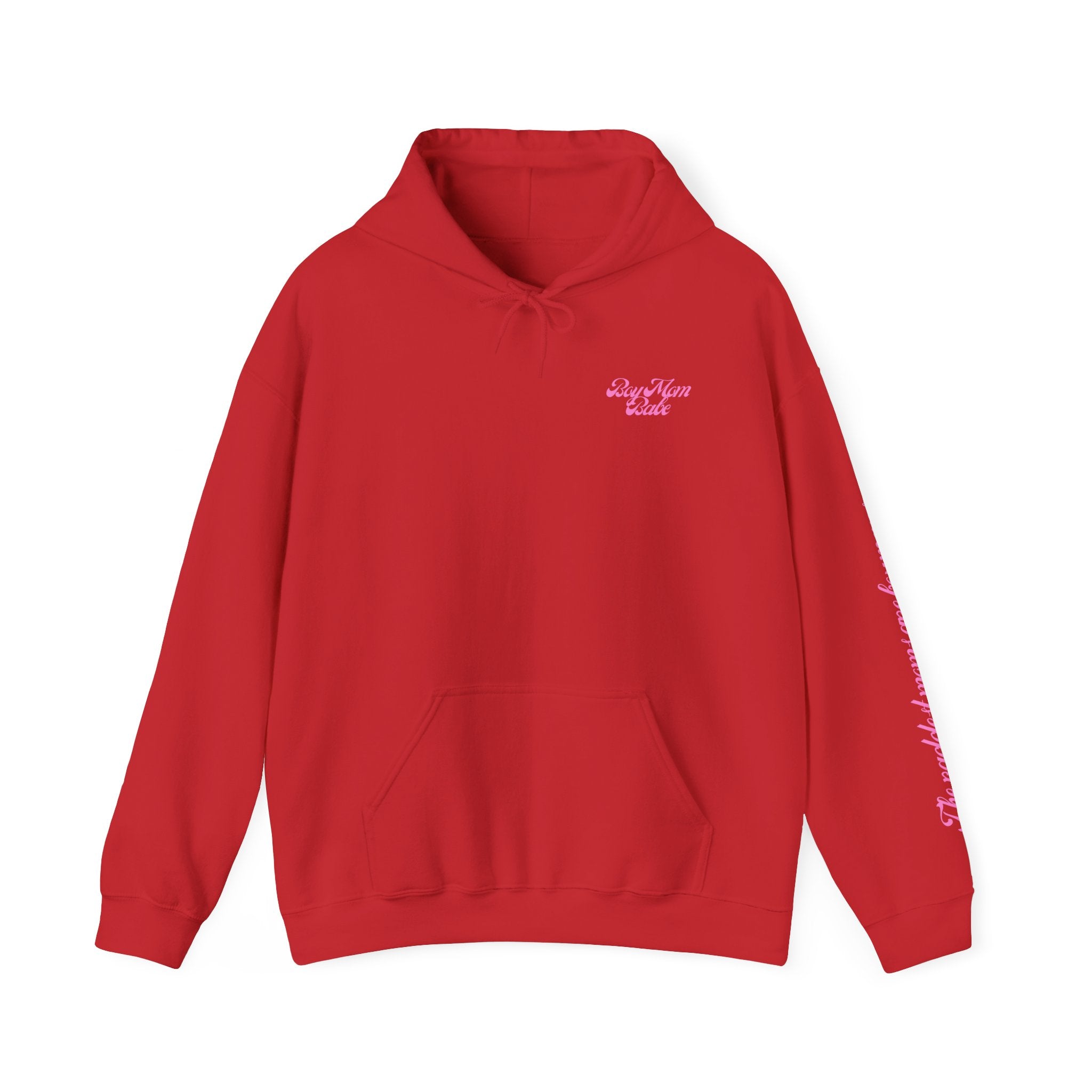 The Raddest Moms Are Boy Moms - Skeletal Rock Hand Graphic Hoodie