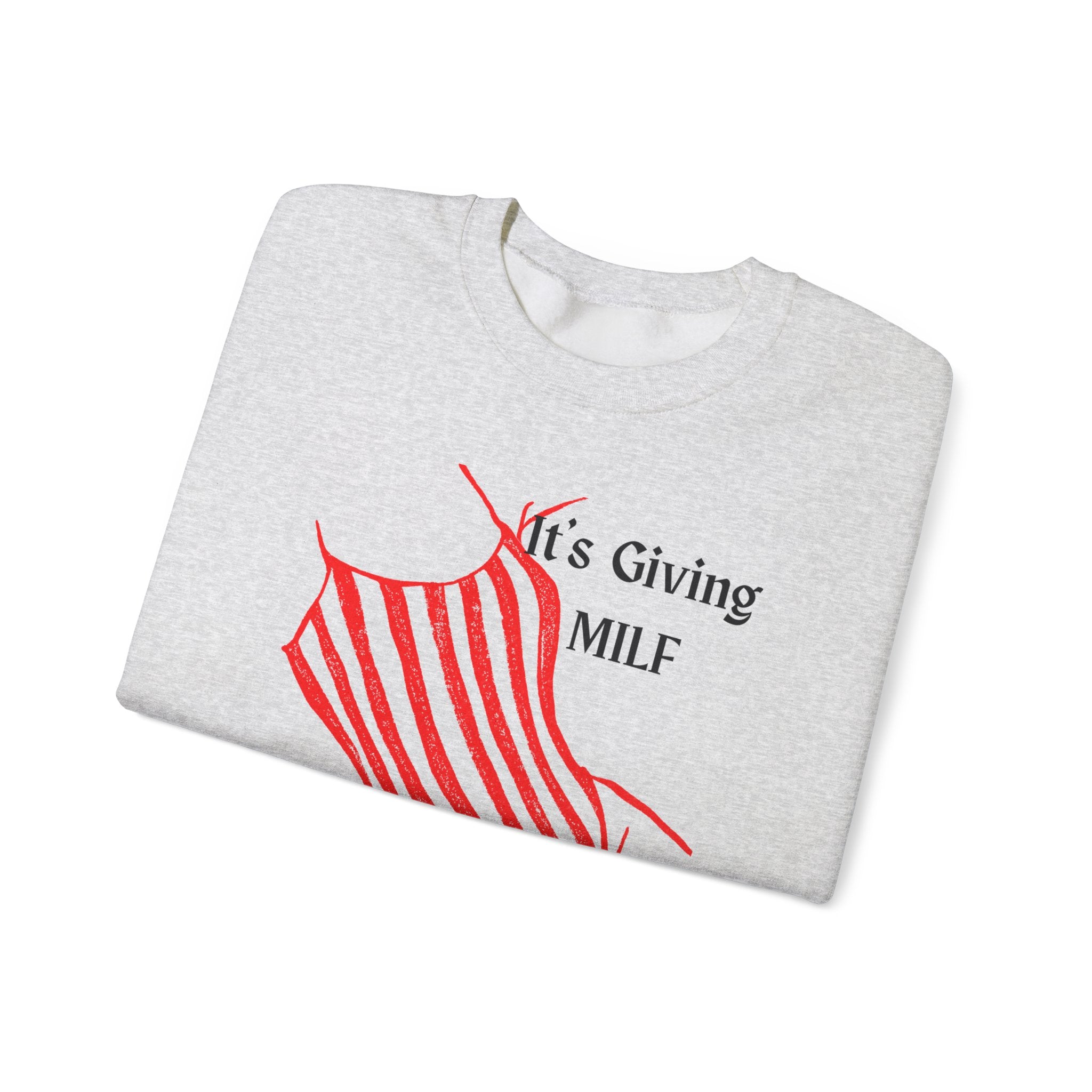 It's Giving MILF Mom Babe - Bathing Suit Graphic Sweatshirt