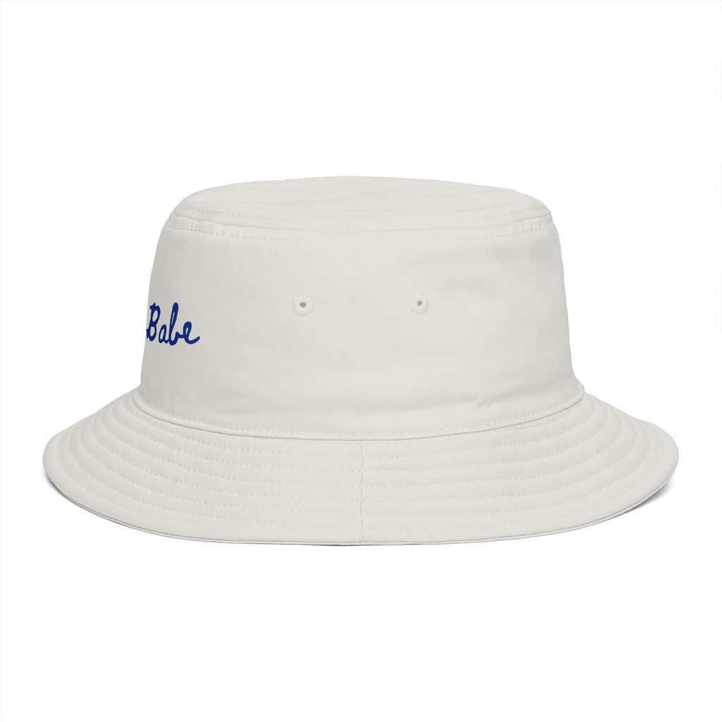 Mom Babe Bucket Hat — Blue Embroidery
