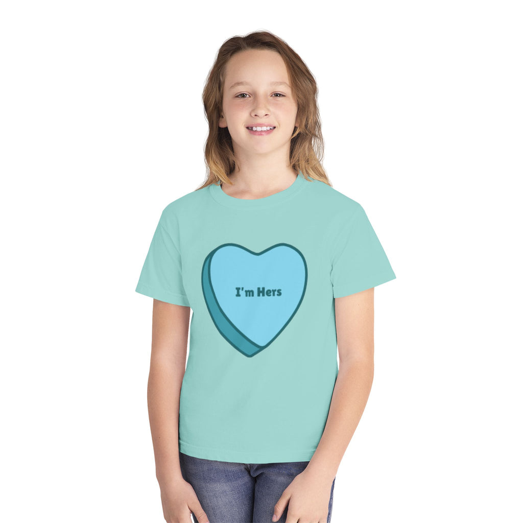 Children's - I'm Hers - Conversation Heart Graphic Tee