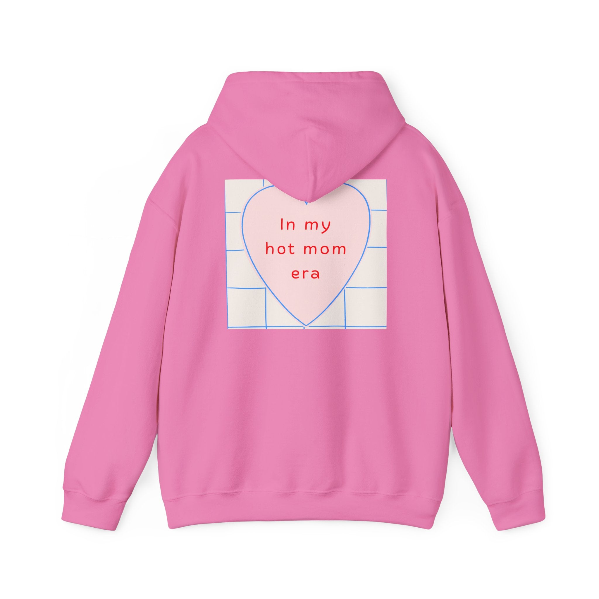 In My Hot Mom Era - Heart Graphic Hoodie