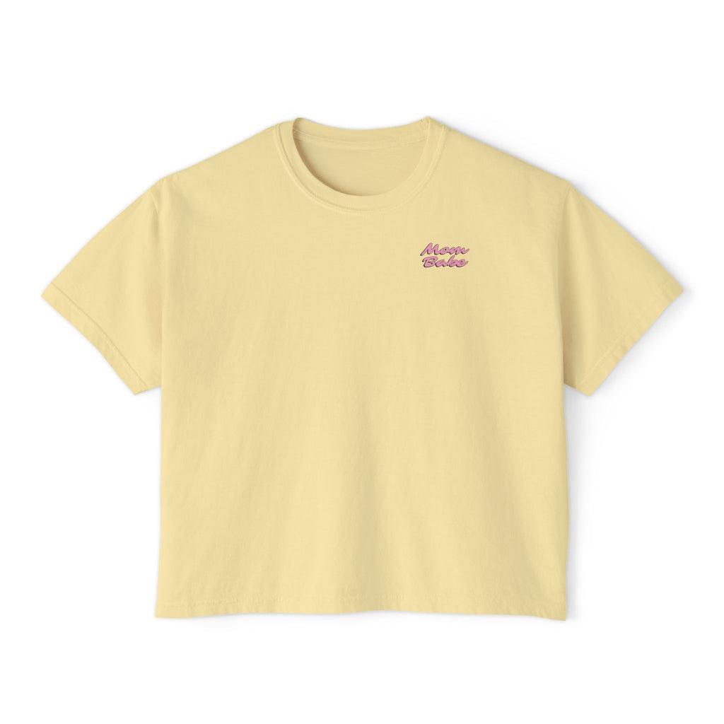 Mom Babe For Hot Moms - Checkered Graphic Tee
