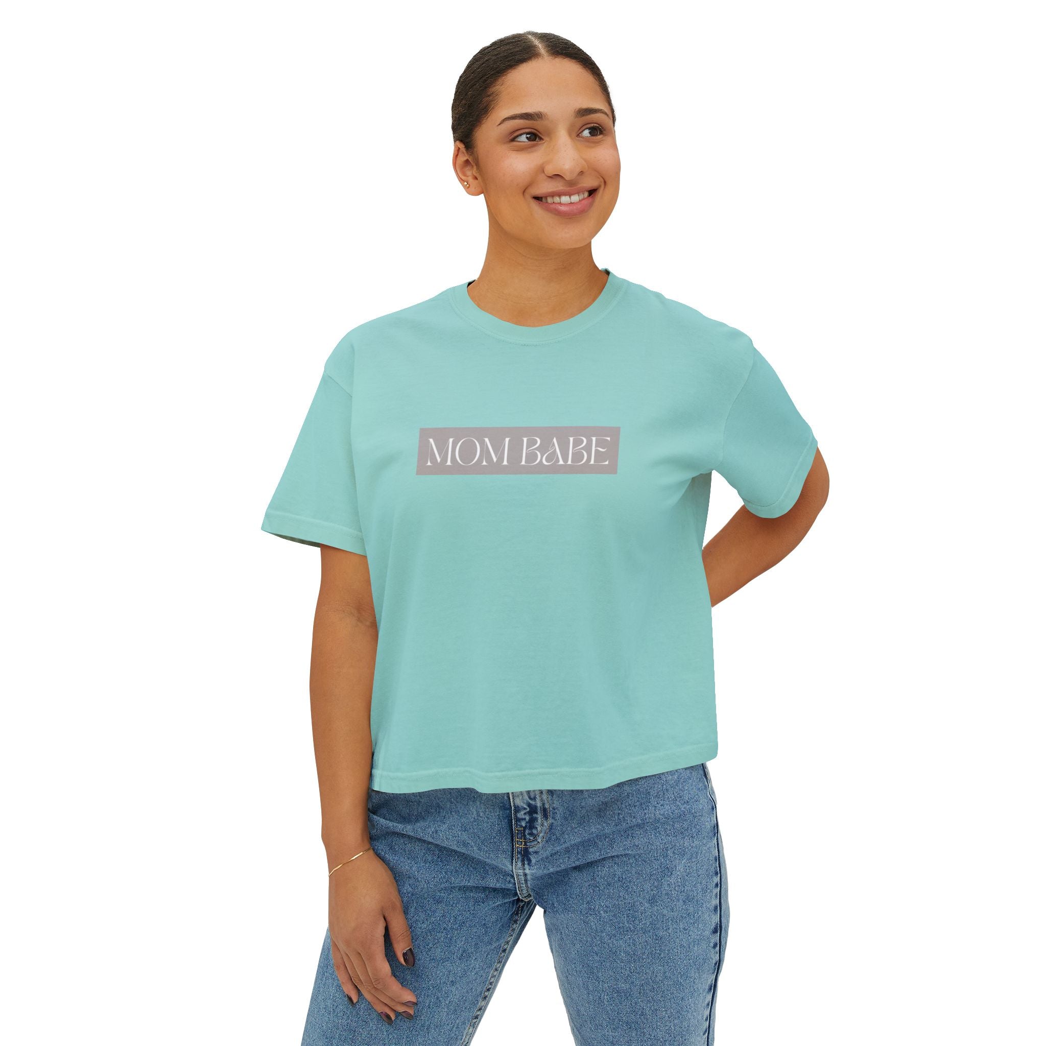 Pilates Mom Babe Club — Workout Graphic Tee (White Print)