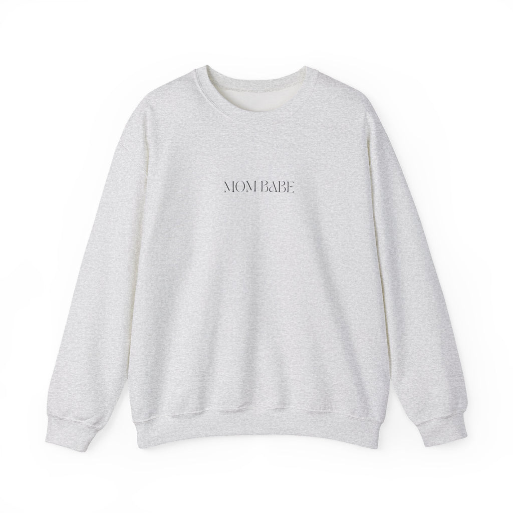 Pilates Mom Babe Club — Workout Graphic Sweatshirt (Black Print)