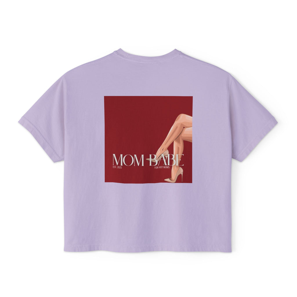 Mom Babe For Hot Moms - Beige Heels Graphic Tee