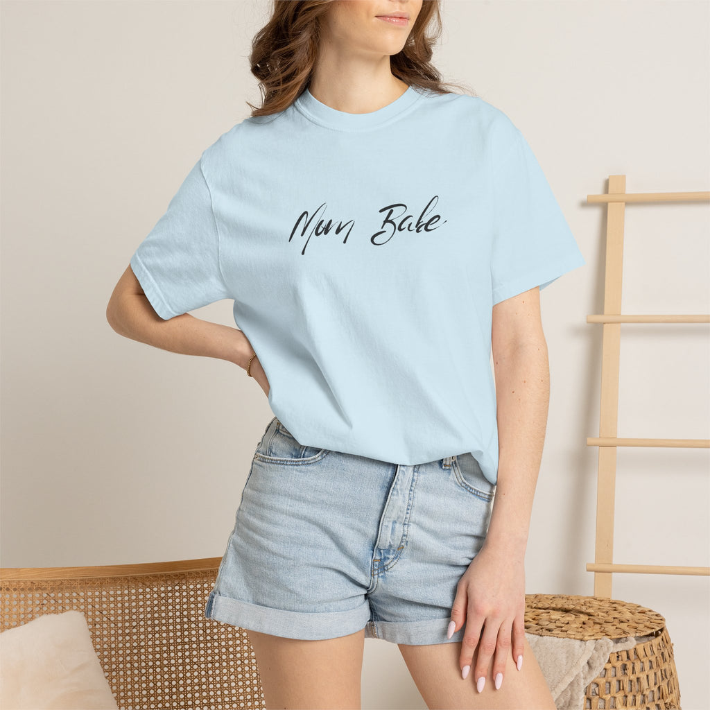 Fit Mom Social Club - Mom Babe Tee Black