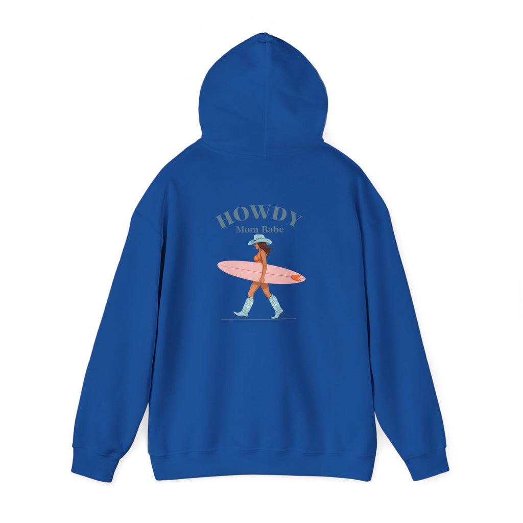 Howdy Mom Babe — Surf Girl Graphic Hoodie
