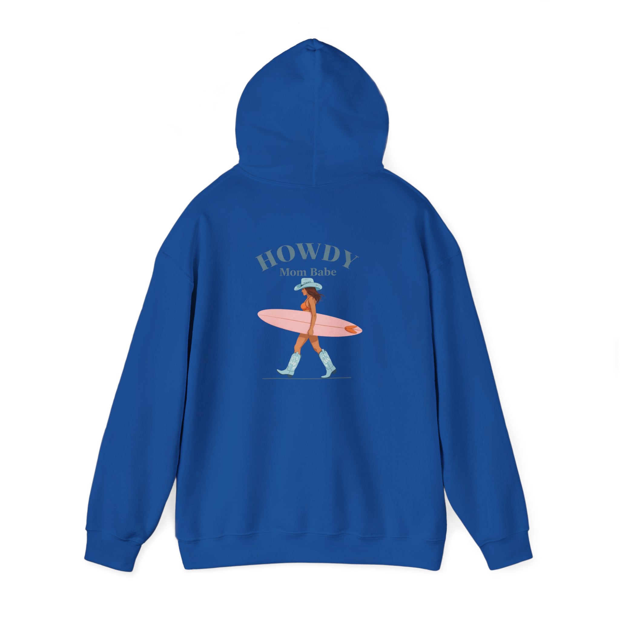 Howdy Mom Babe — Surf Girl Graphic Hoodie