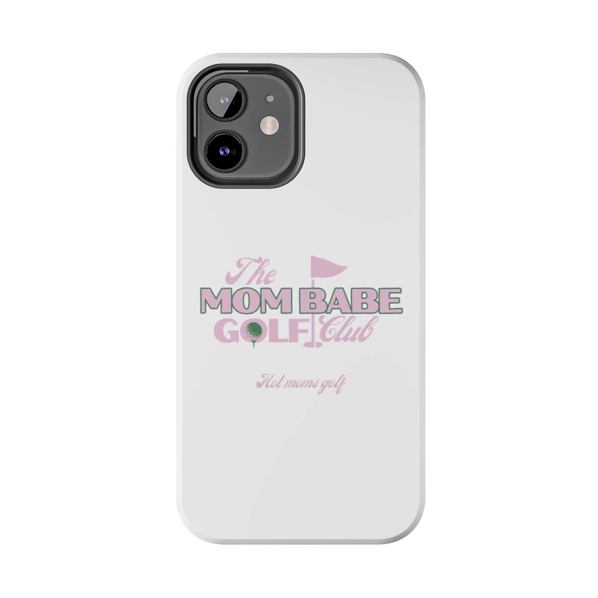 The Mom Babe Golf Club - Pink Vintage Golf Tough Phone Case