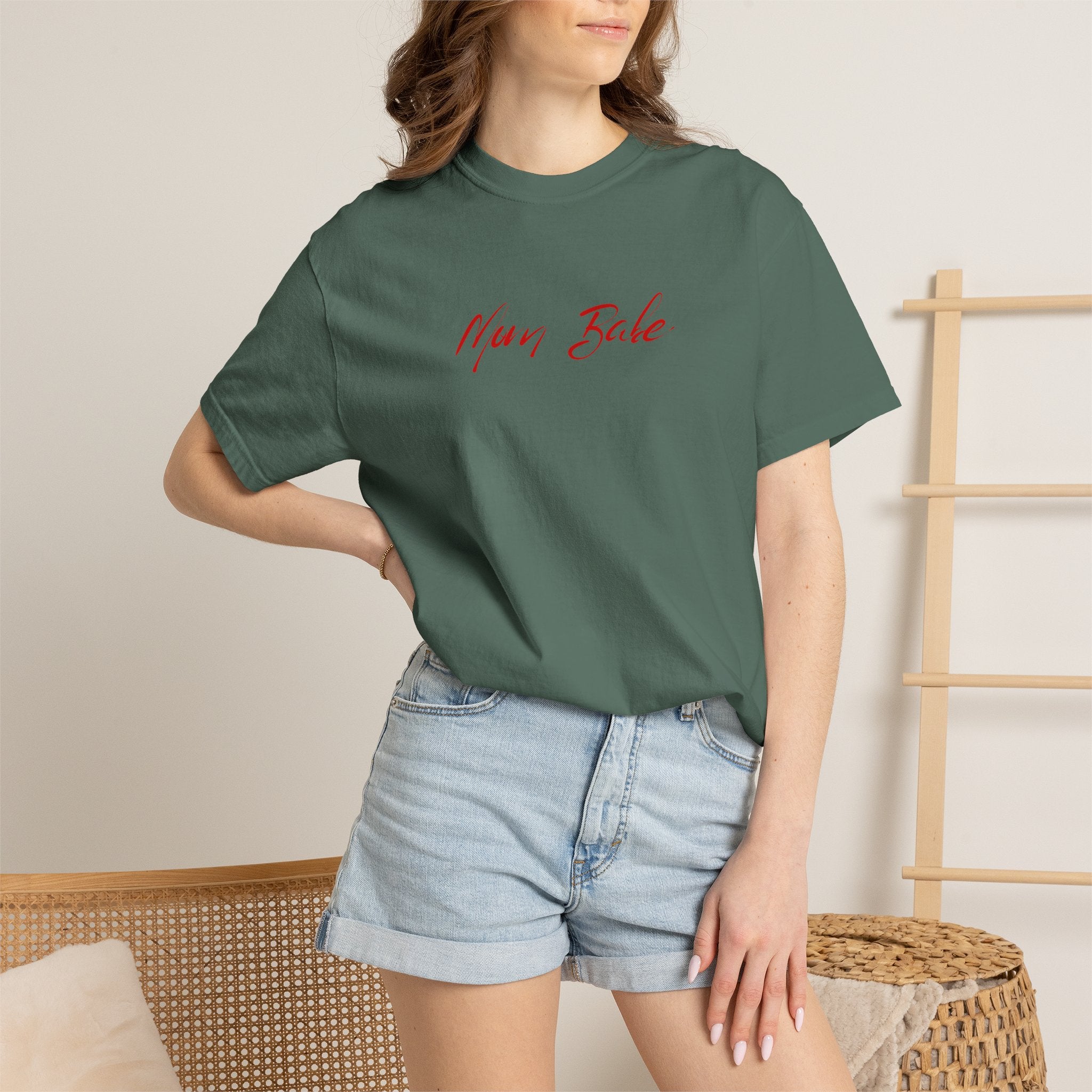 Fit Mom Social Club - Mom Babe Tee Red