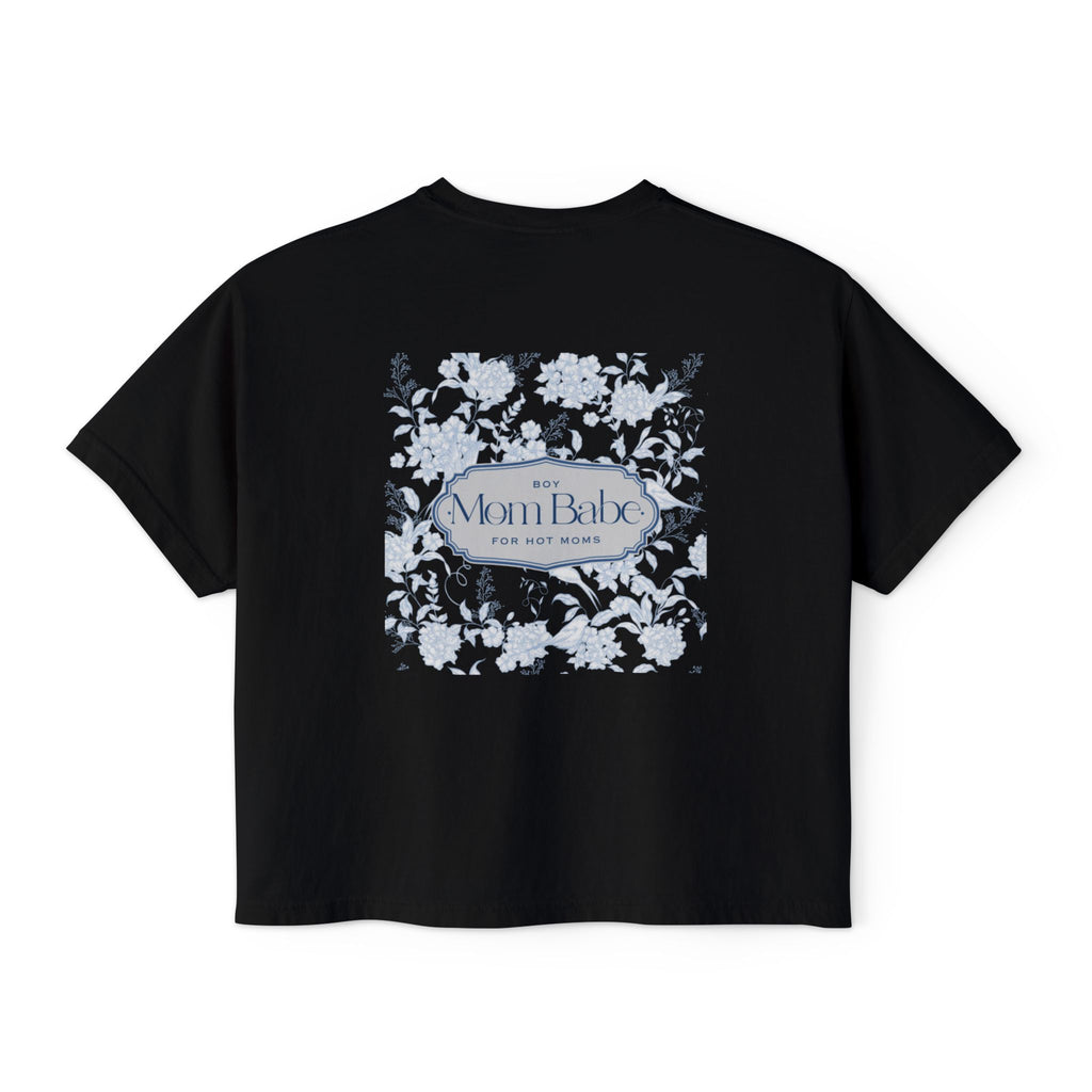 Boy Mom Babe - Floral Graphic Tee