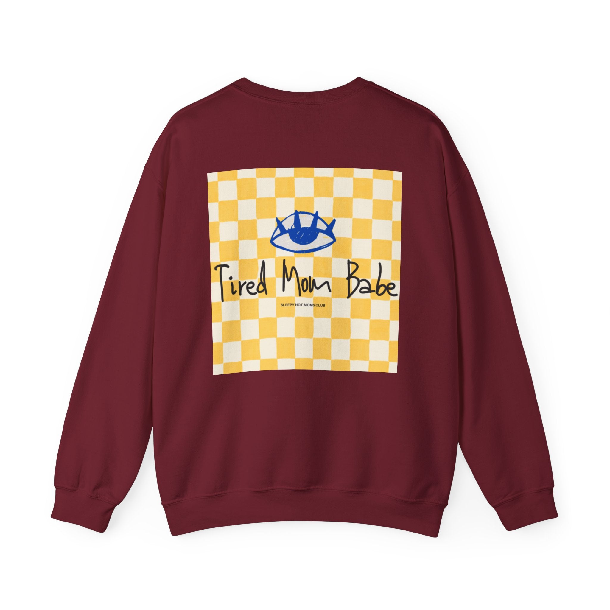 Tired Mom Babe - Eye Graphic Sweatshirt