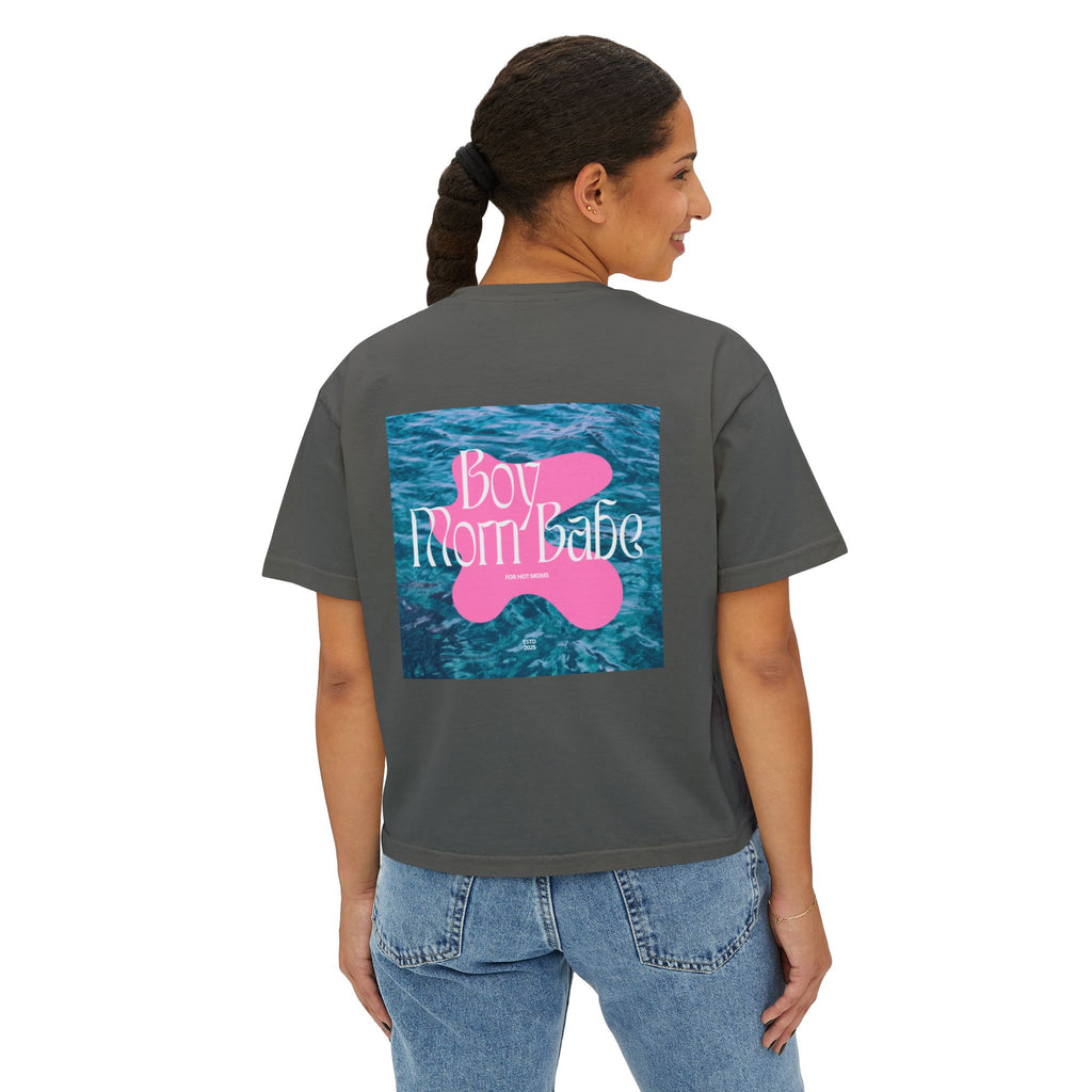 Boy Mom Babe — Water Graphic Tee