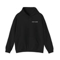 Mom Babe For Hot Moms - Retro Pop Art Graphic Hoodie (White font on black)