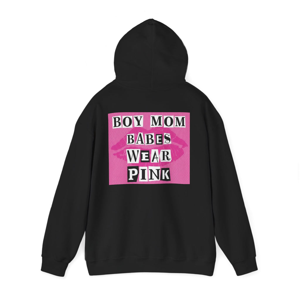 Boy Mom Babes Wear Pink - Graphic Hoodie
