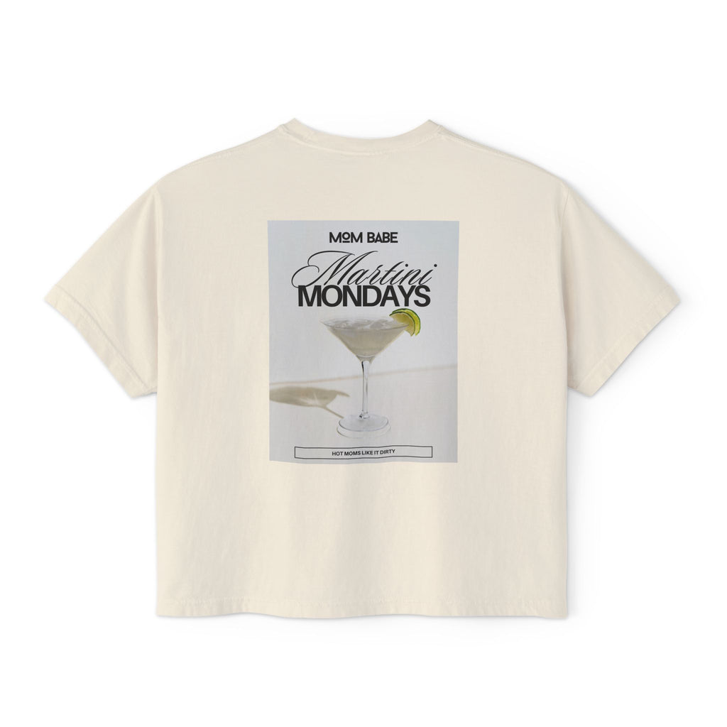 Mom Babe Martini Mondays Hot Moms Like it Dirty - Martini Graphic Tee