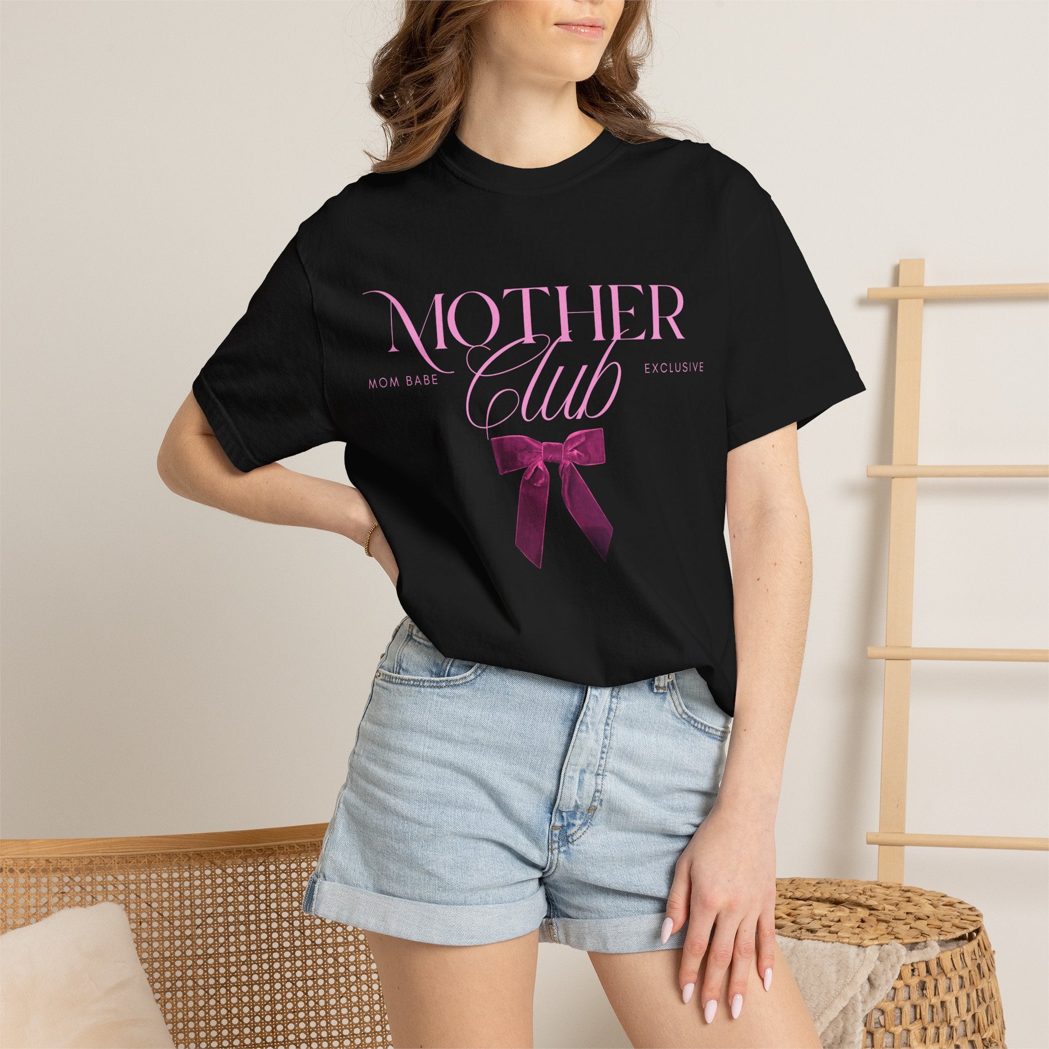 Mother Club Mom Babe Exclusive Tee - Petal