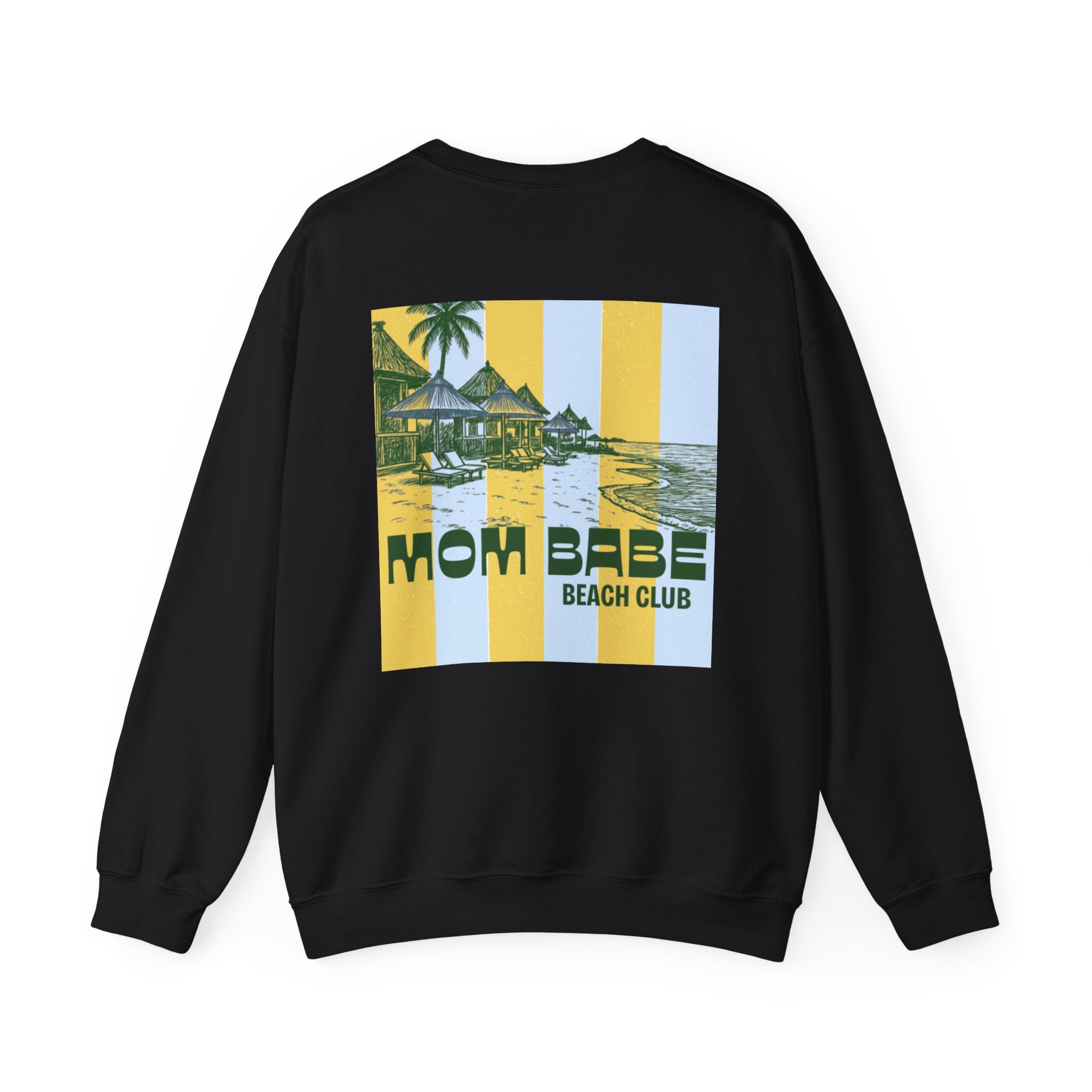 Mom Babe Beach Club - Graphic Sweatshirt