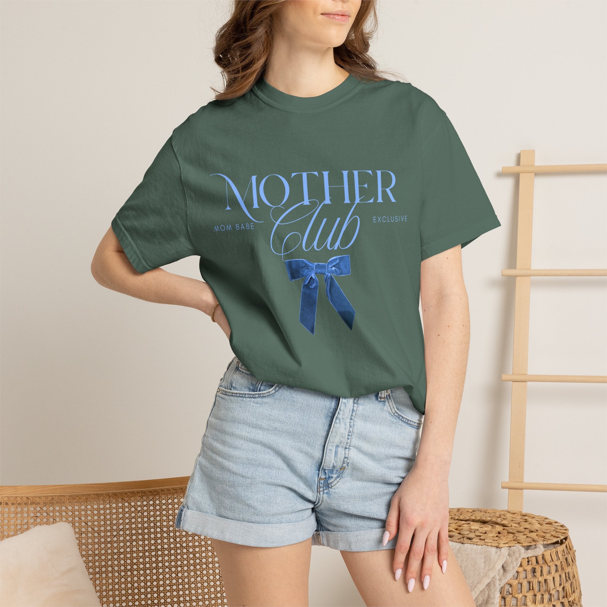 Mother Club Mom Babe Exclusive Tee - Blue