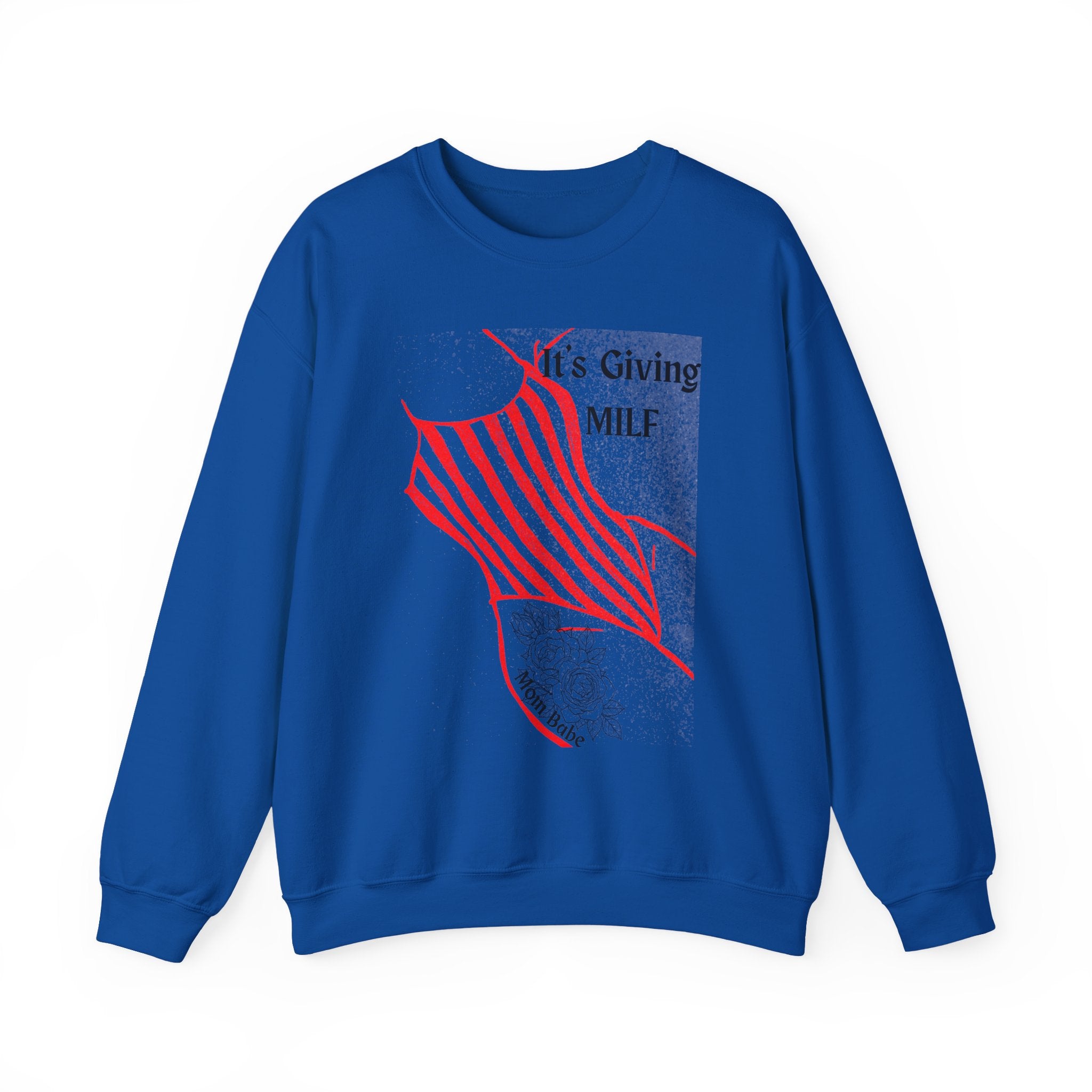 It's Giving MILF Mom Babe - Bathing Suit Graphic Sweatshirt