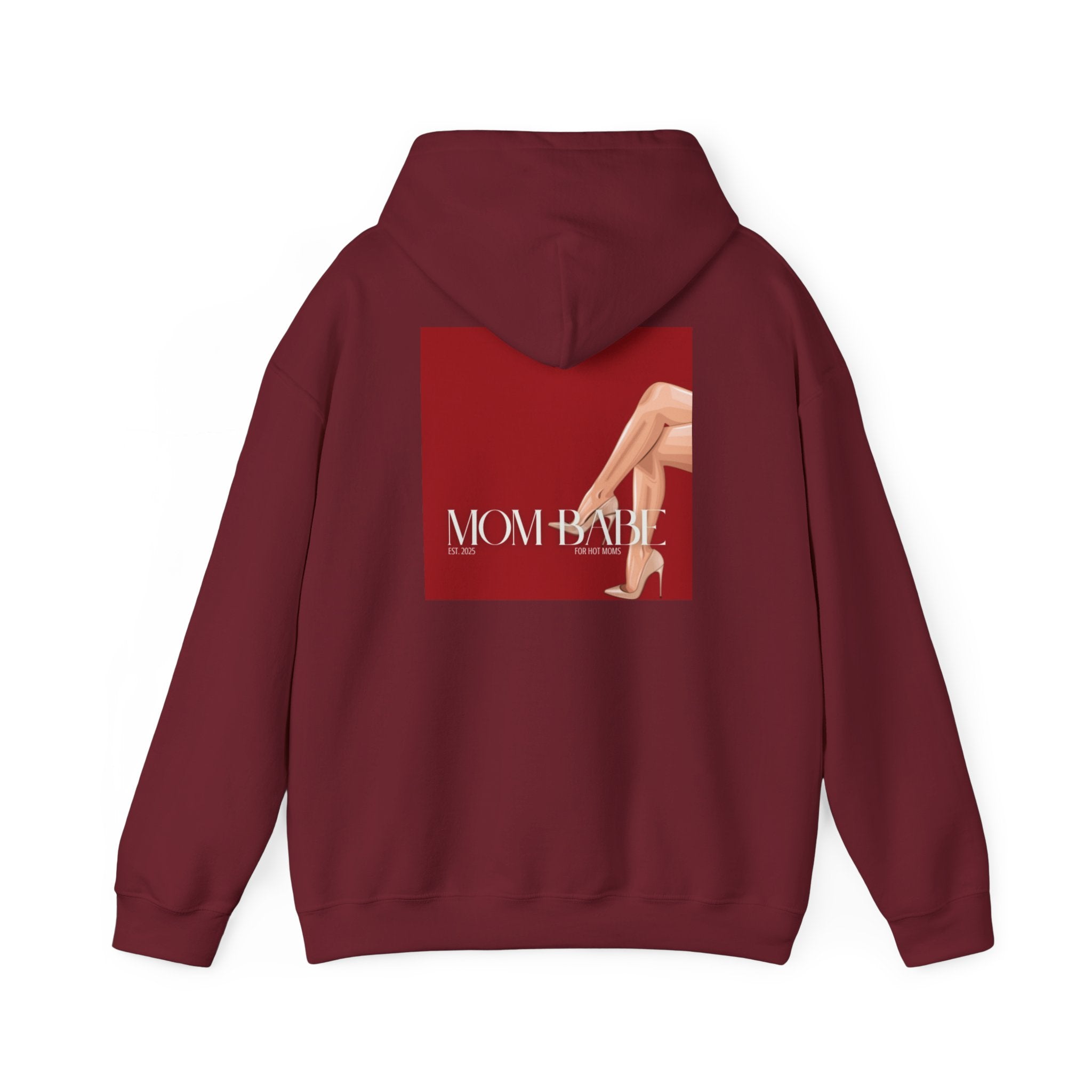 Mom Babe For Hot Moms - Beige Heels Graphic Hoodie