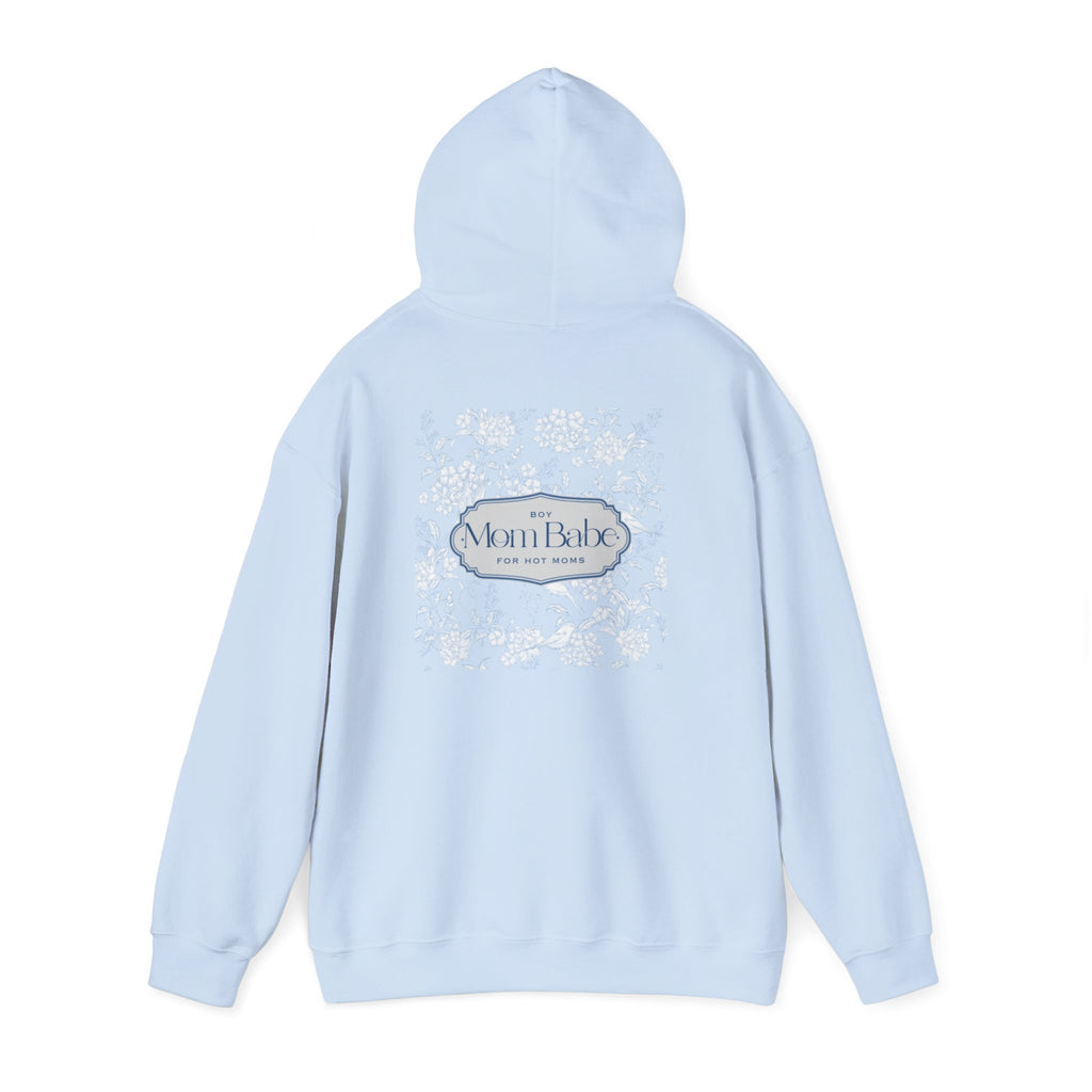 Boy Mom Babe - Floral Graphic Hoodie
