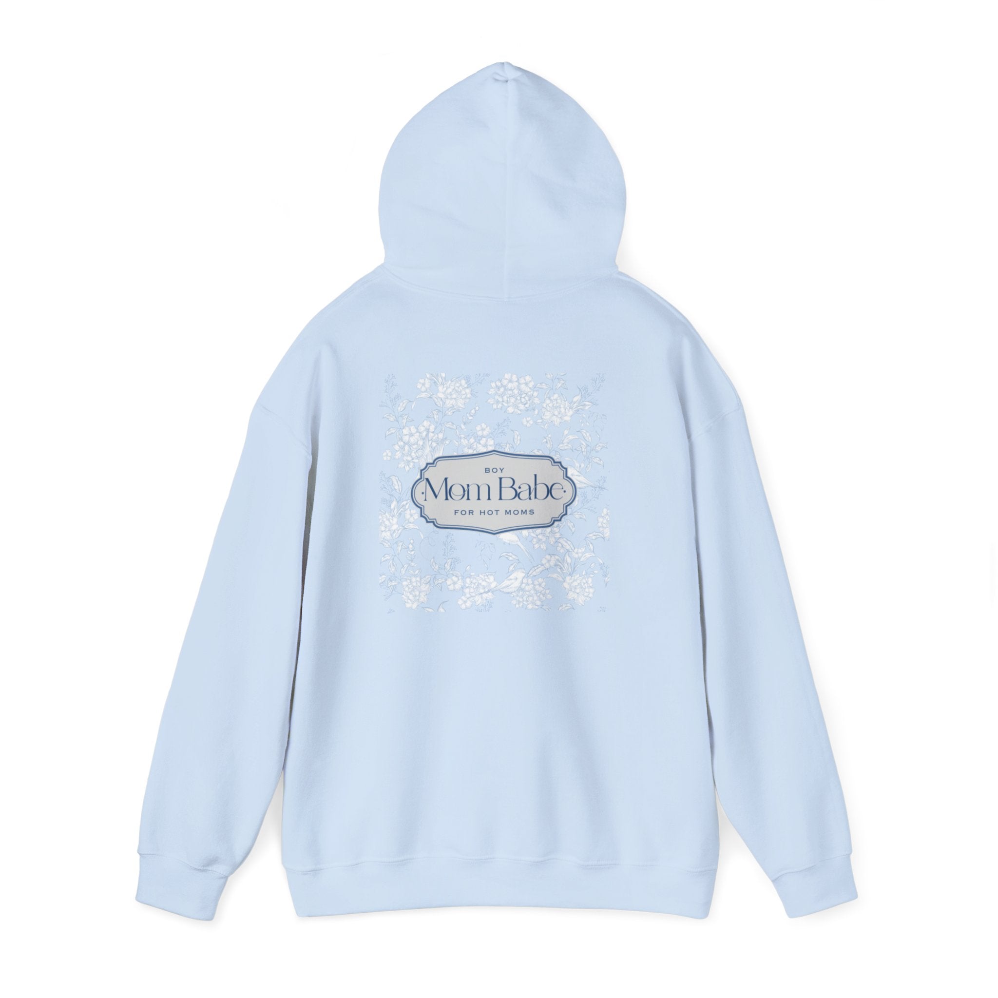 Boy Mom Babe - Floral Graphic Hoodie
