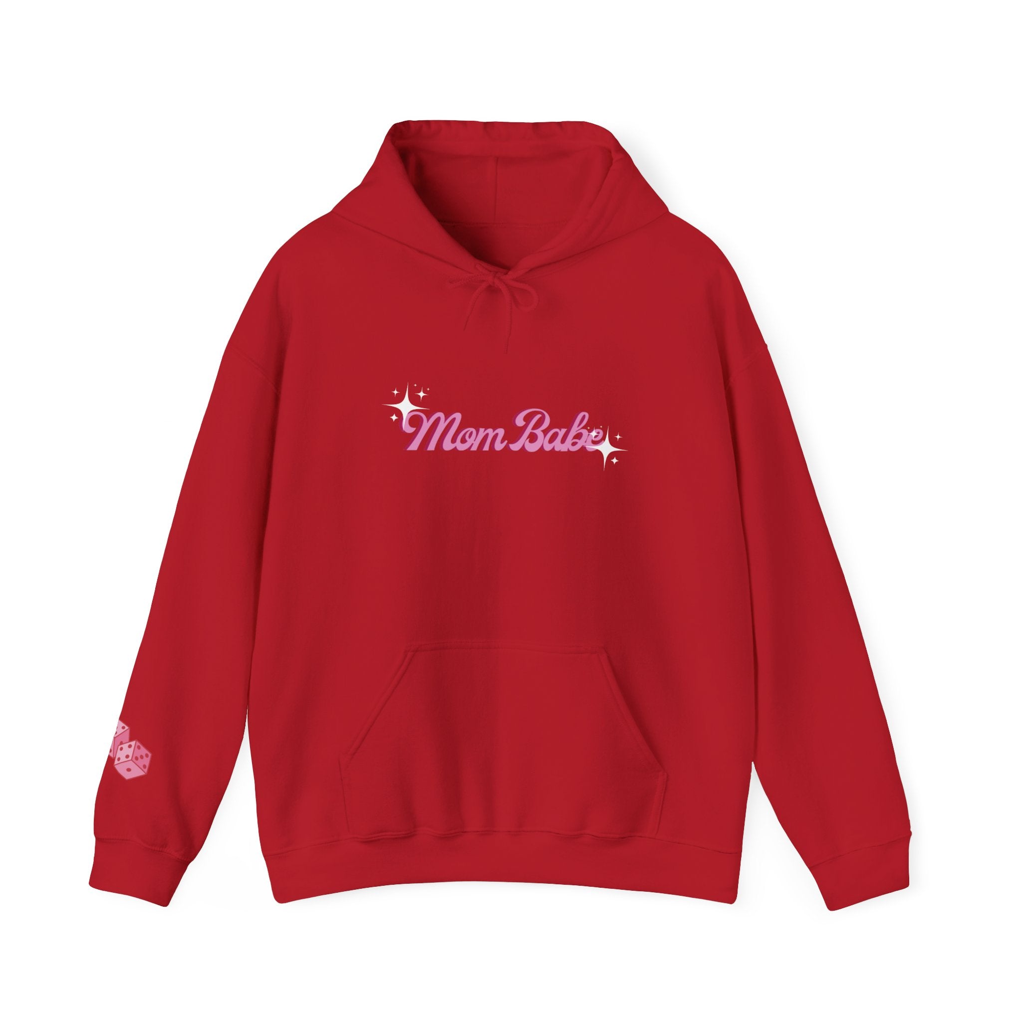 Mom Babe Club - For Hot Moms — Pink Graphic Hoodie
