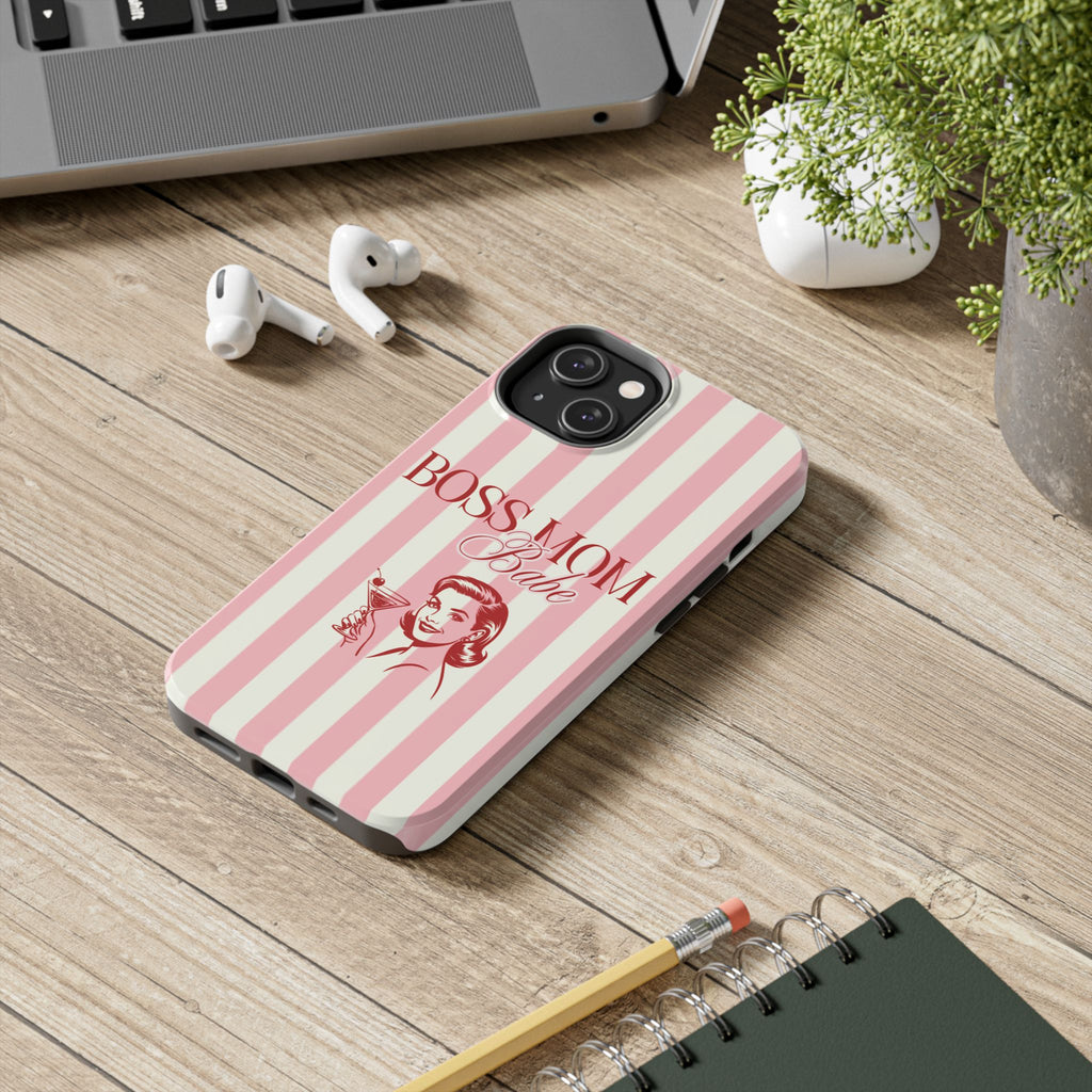Boss Mom Babe Tough Phone Case