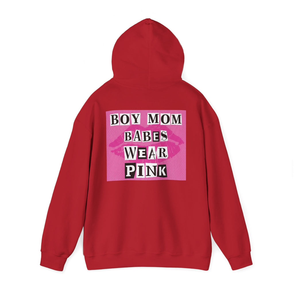 Boy Mom Babes Wear Pink - Graphic Hoodie