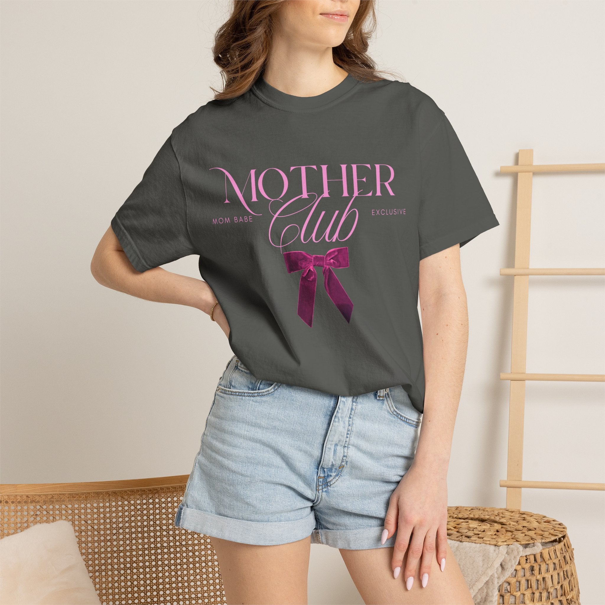 Mother Club Mom Babe Exclusive Tee - Petal