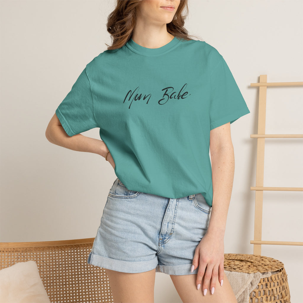 Fit Mom Social Club - Mom Babe Tee Black