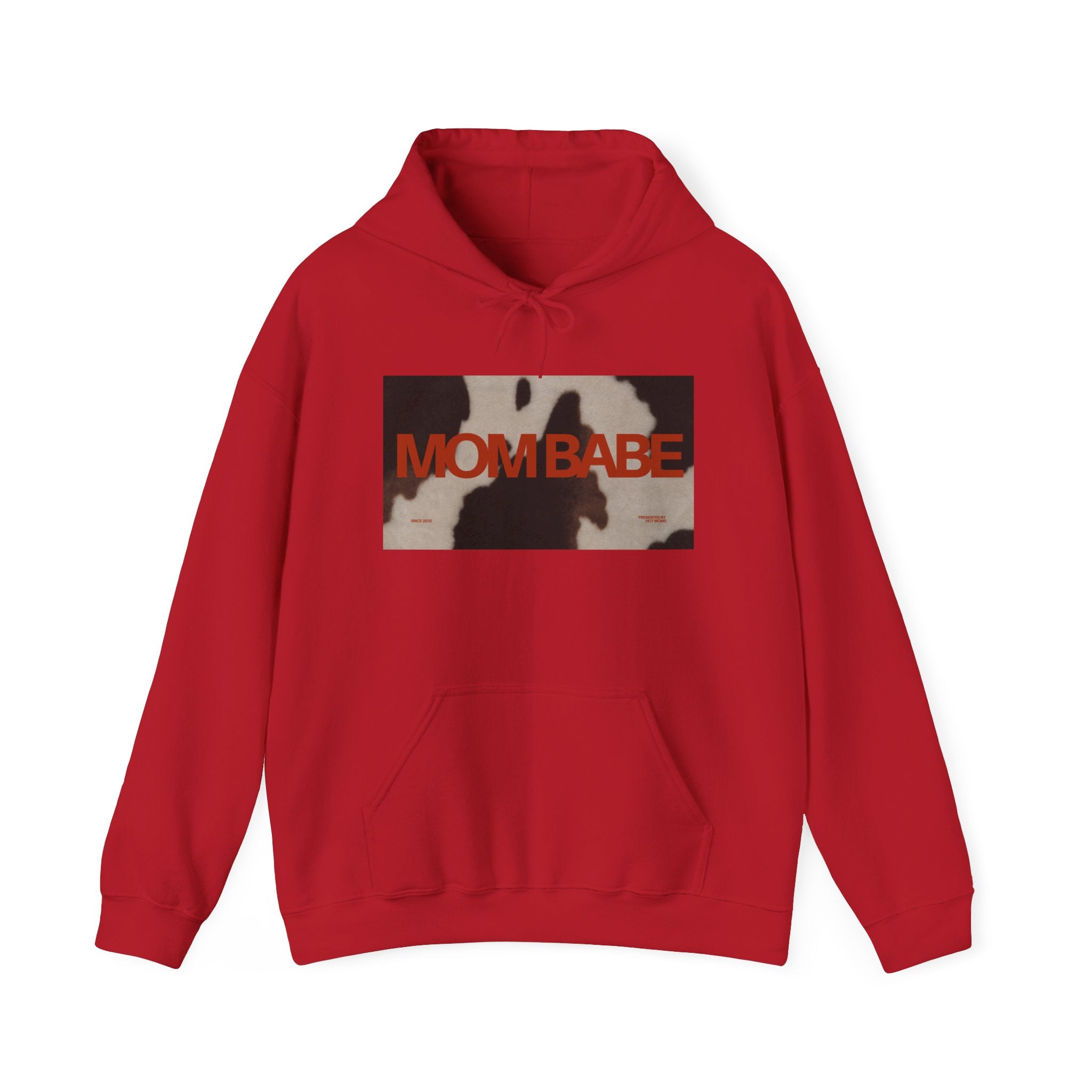 Mom Babe — Cowhide Graphic Hoodie