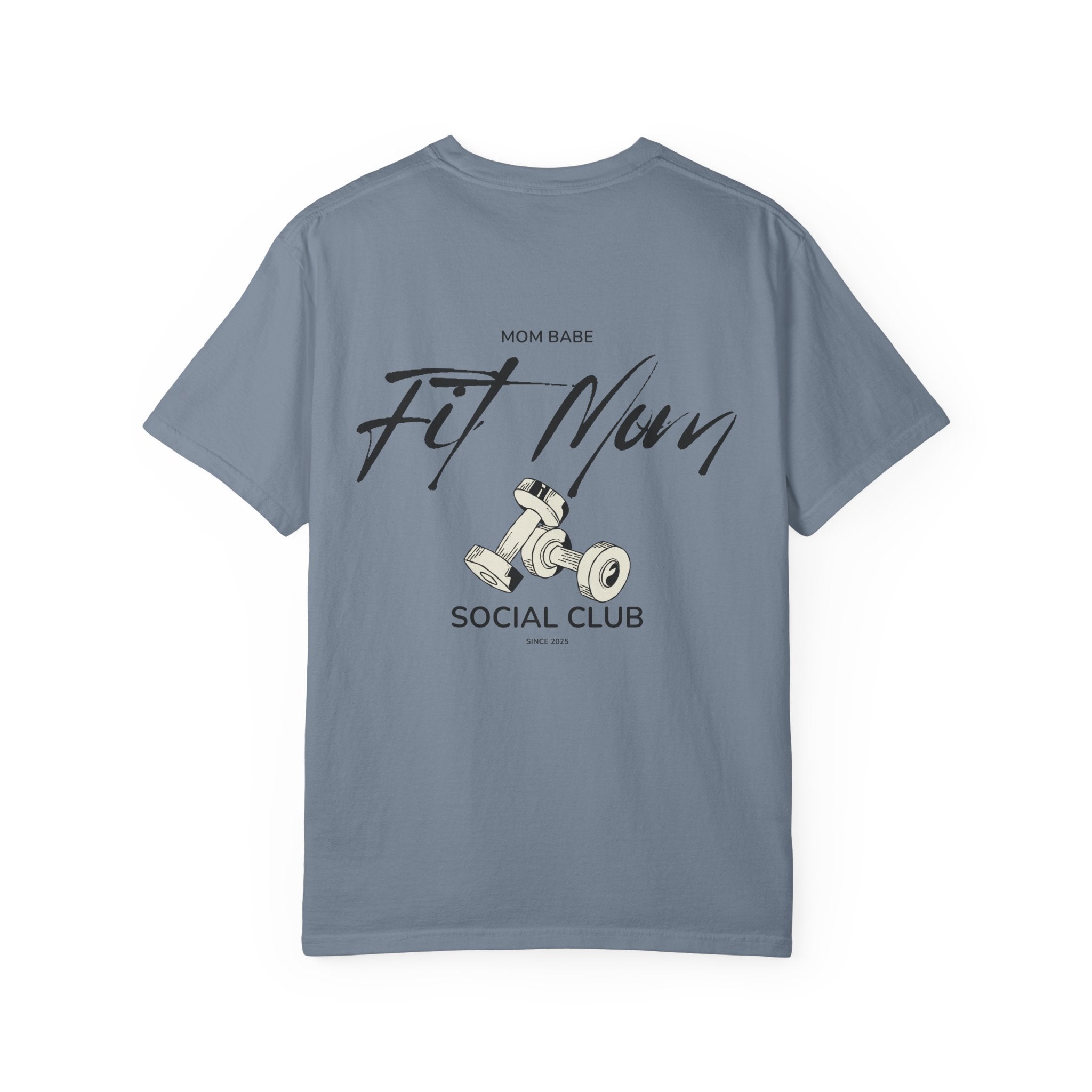 Fit Mom Social Club - Mom Babe Tee Black