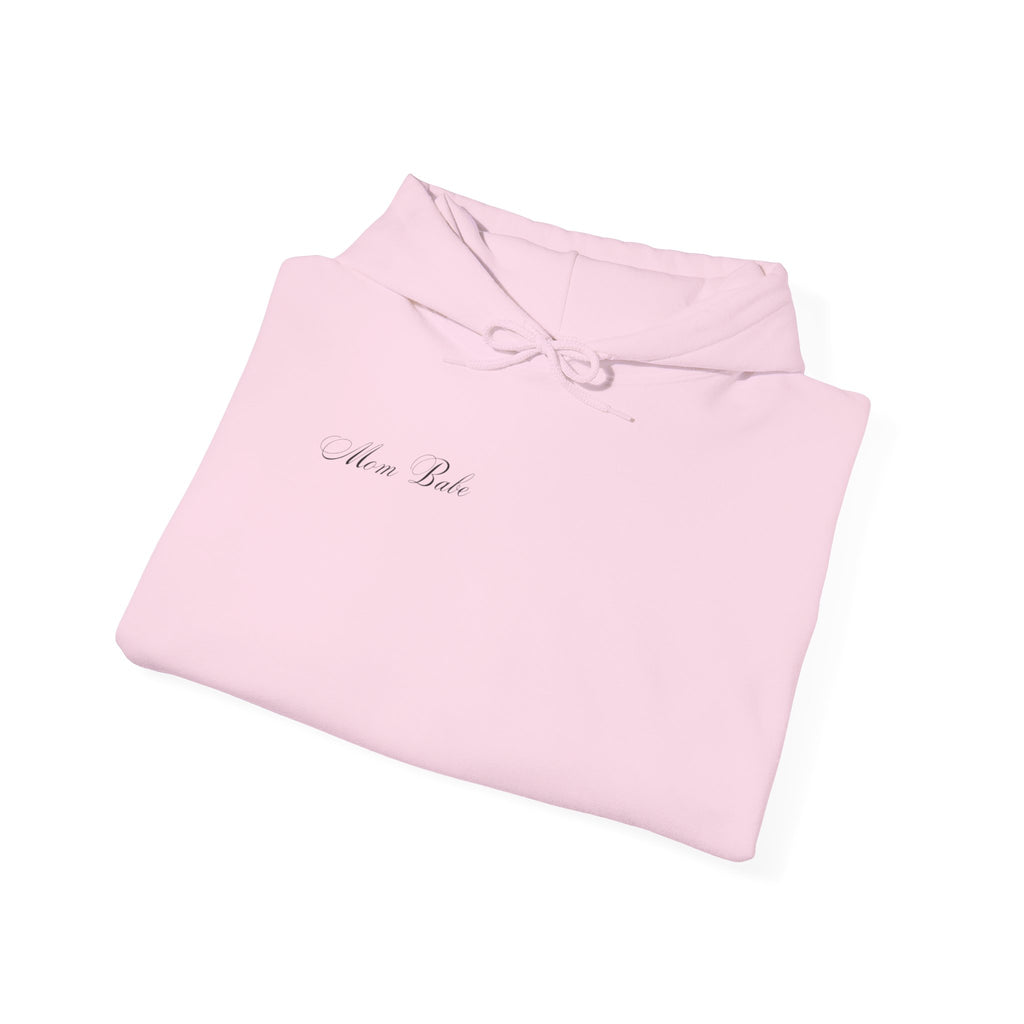 Caffeinated Mom Babe Club - Heart Spill Graphic Hoodie